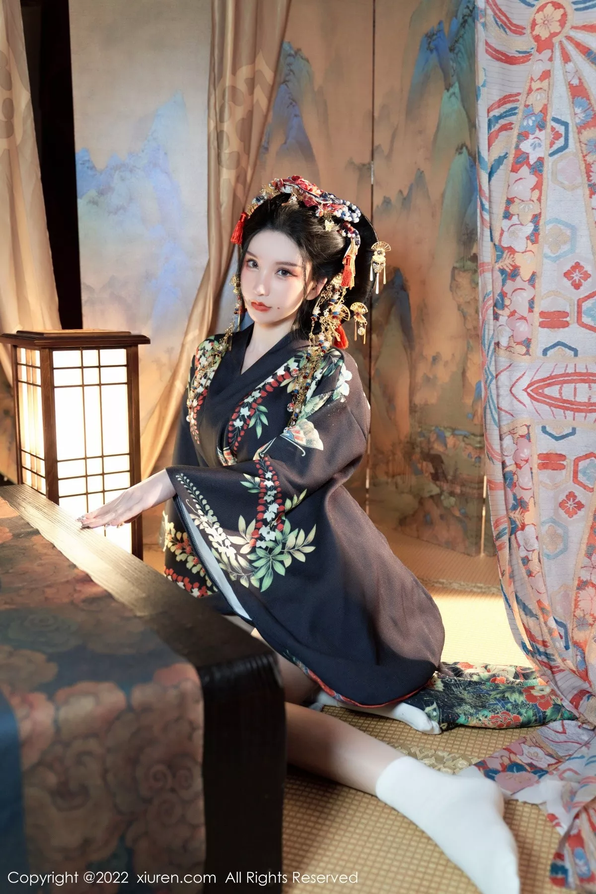 秀人集.com_[XiuRen秀人网]No.5537_女神周于希Sally宽衣解带主题日系风脱和服露翘臀美腿诱惑写真80P