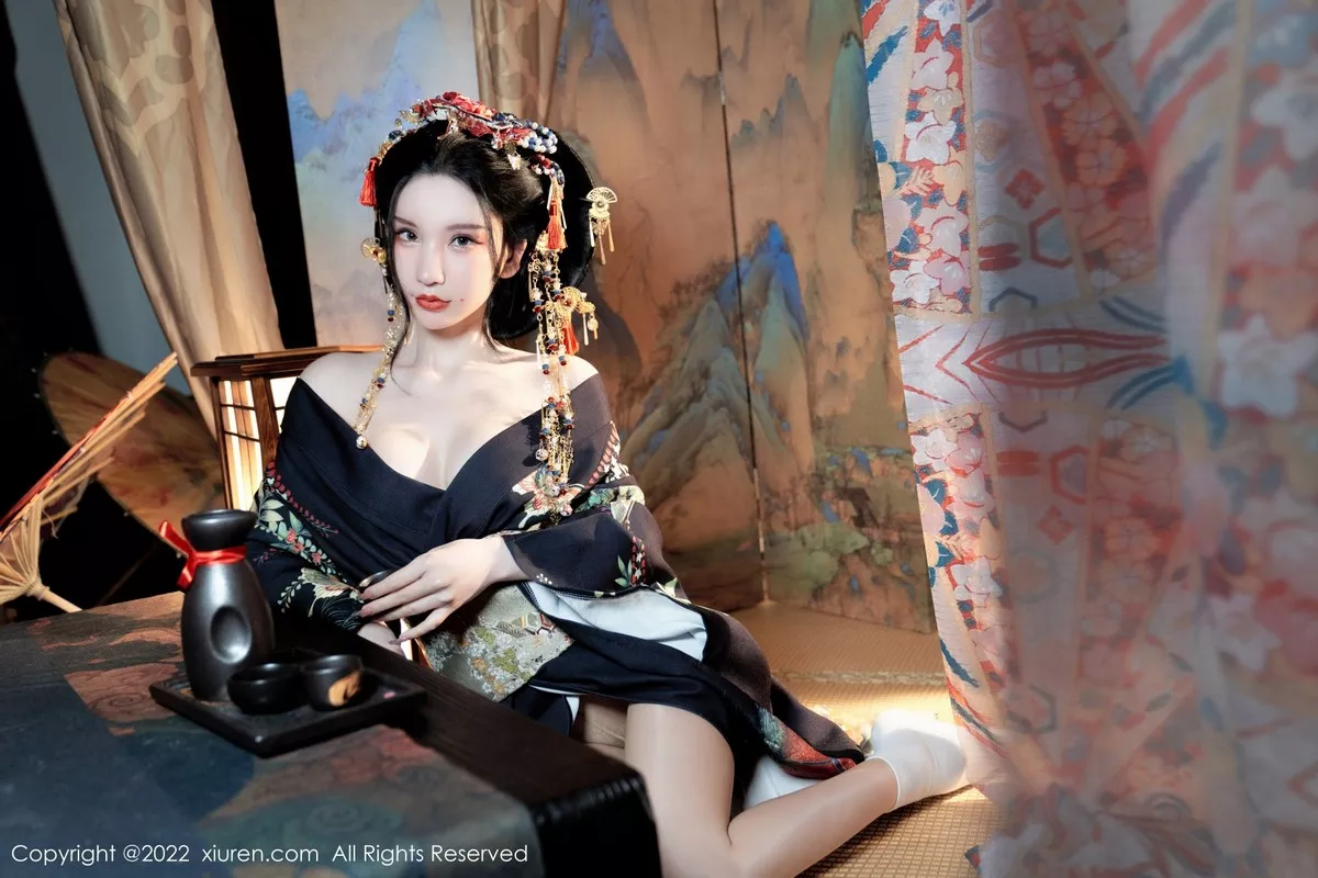 秀人集.com_[XiuRen秀人网]No.5537_女神周于希Sally宽衣解带主题日系风脱和服露翘臀美腿诱惑写真80P