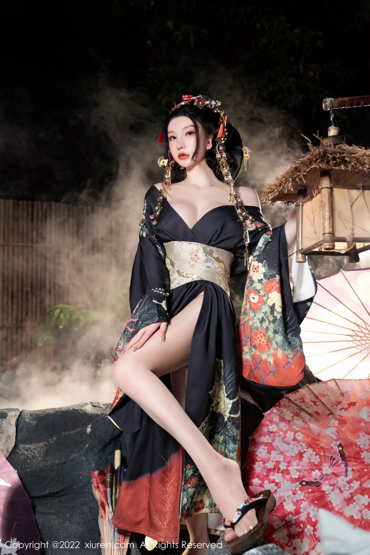 秀人集.com_[XiuRen秀人网]No.5537_女神周于希Sally宽衣解带主题日系风脱和服露翘臀美腿诱惑写真80P