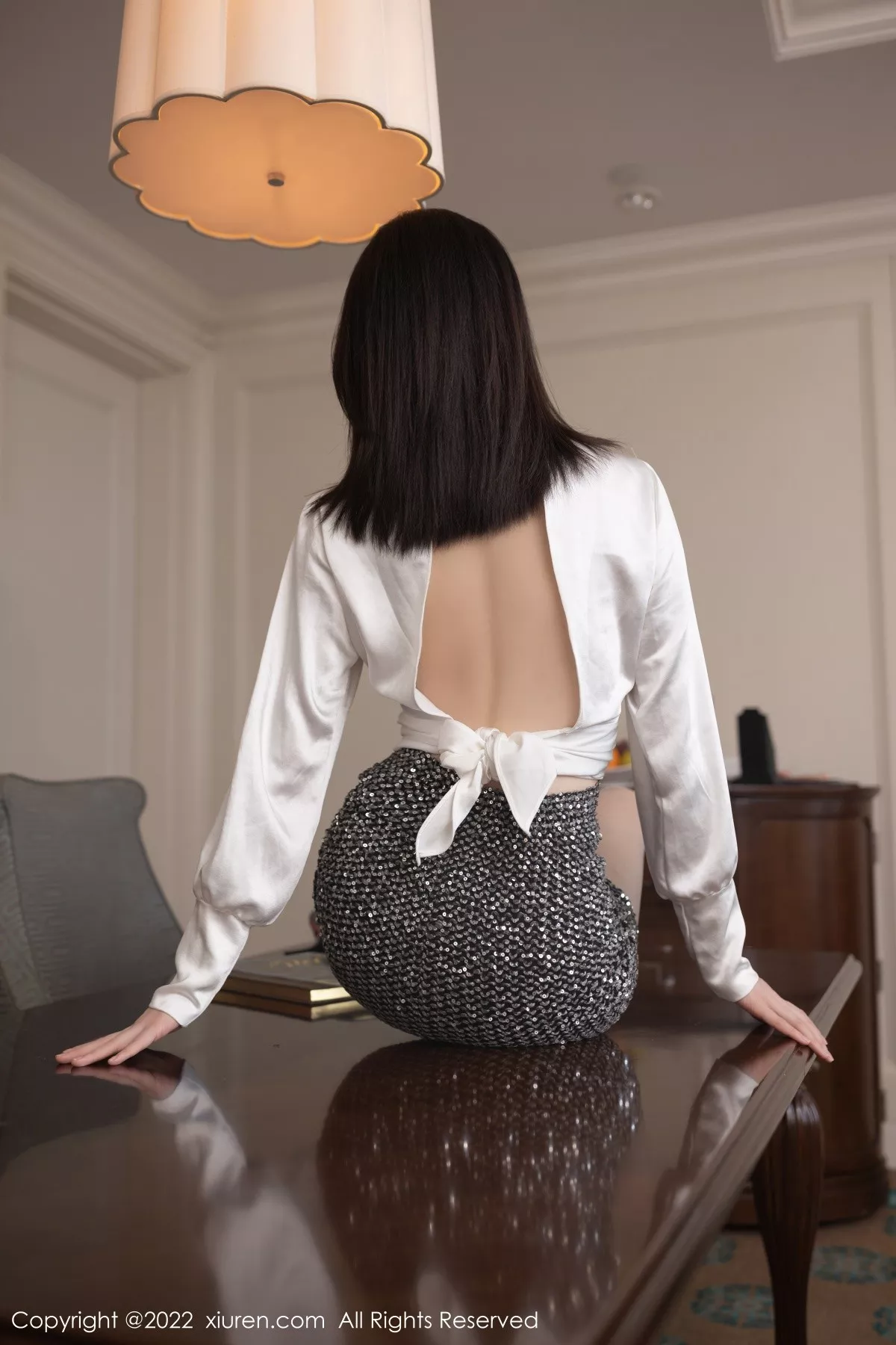 秀人集.com_[XiuRen秀人网]No.5480_模特安然anran白领装扮性感白色长T配短裙秀完美身材诱惑写真81P