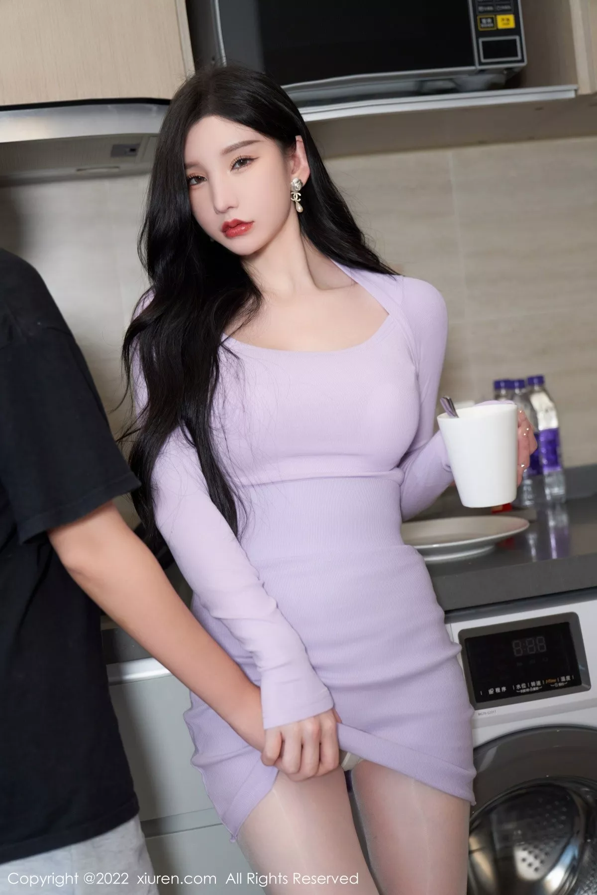 秀人集.com_[XiuRen秀人网]No.5501_女神周于希Sally性感紫色收身连衣短裙配闪亮肉丝迷人诱惑写真83P