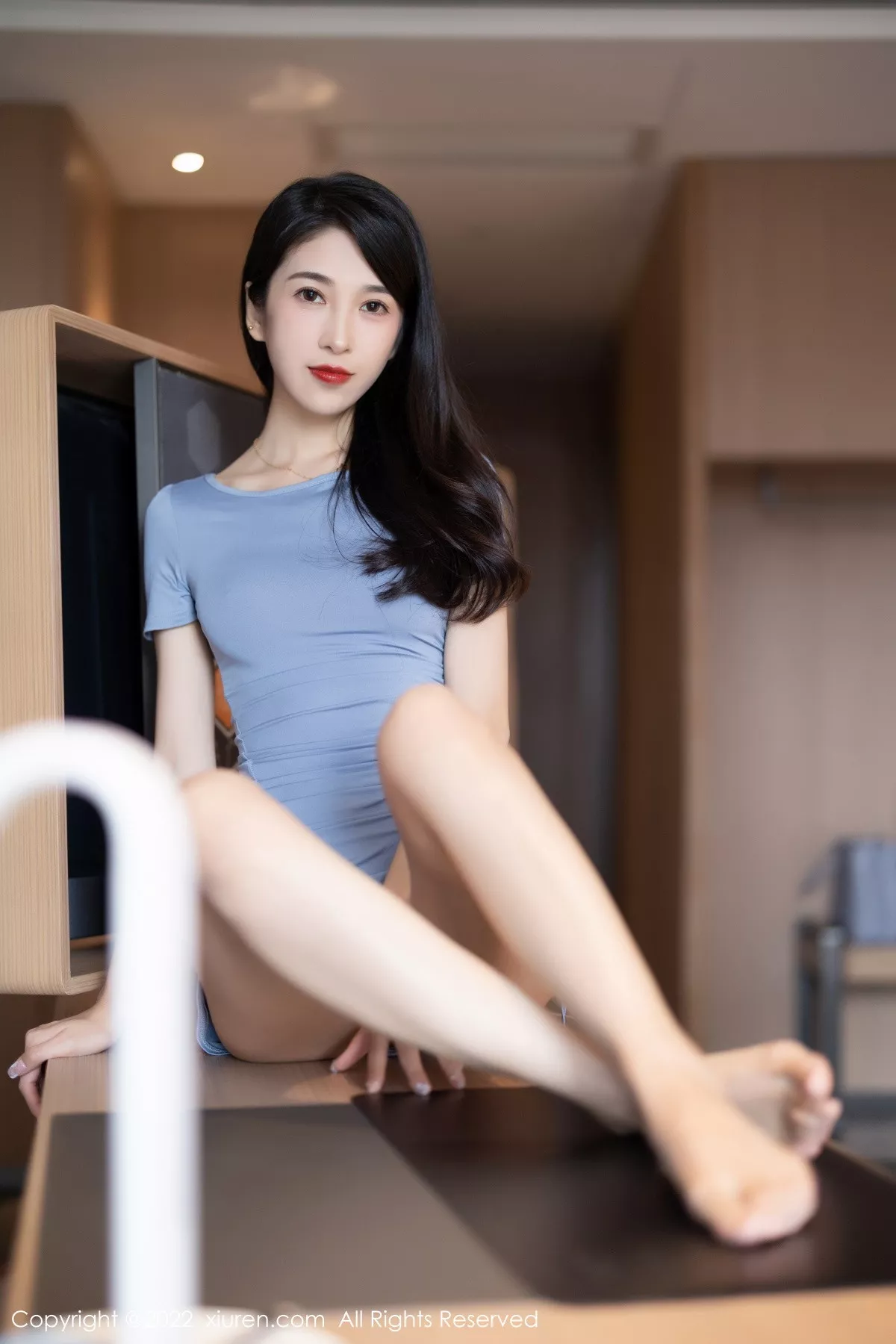 秀人集.com_[XiuRen秀人网]No.5692_模特林乐一紫色连衣裙+性感粉色睡裙配原色丝袜迷人诱惑写真78P