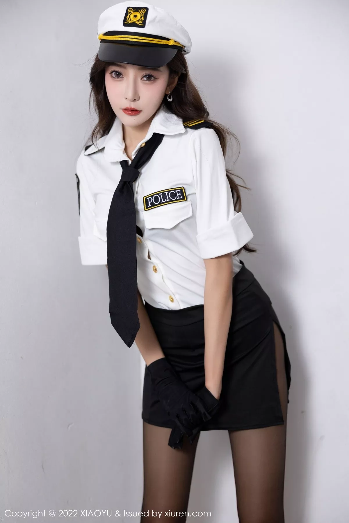 秀人集.com_[XiaoYu画语界]Vol.867_女神王馨瑶yanni韩国女警官制服露蕾丝内衣配破烂黑丝诱惑写真90P