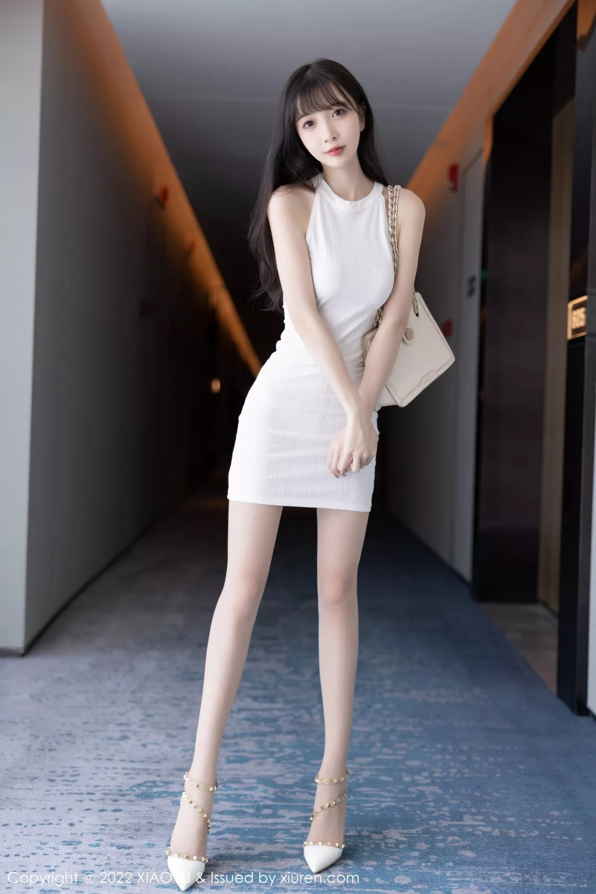 秀人集.com_[XiaoYu画语界]Vol.893_模特林星阑白色连衣裙配超薄肉丝露性感白色内衣迷人诱惑写真86P