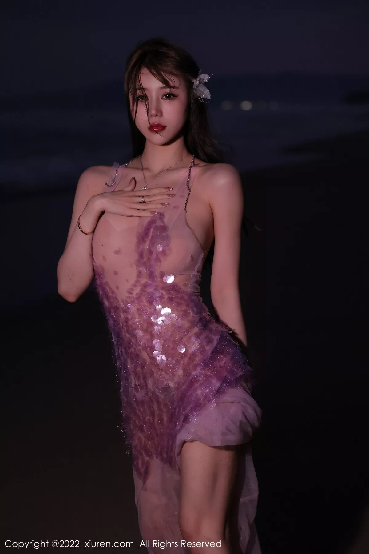 秀人集.com_[XiuRen秀人网]No.5890_模特tina_甜仔海南旅拍沙滩场景粉色真空裙秀凹凸身材诱惑写真53P