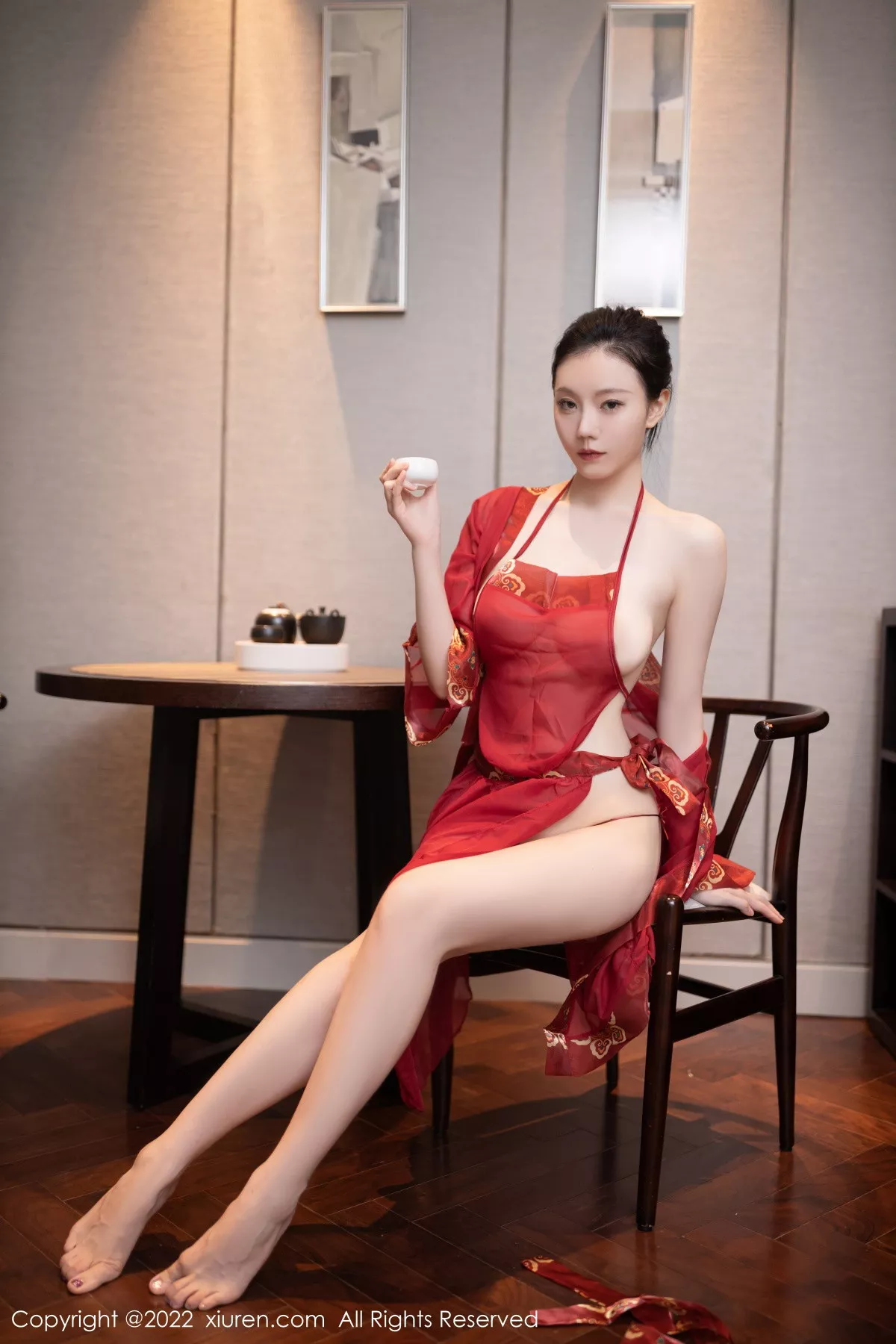 秀人集.com_[XiuRen秀人网]No.5992_模特安然anran性感红色轻透薄纱布兜秀曼妙身姿惹火诱惑写真80P