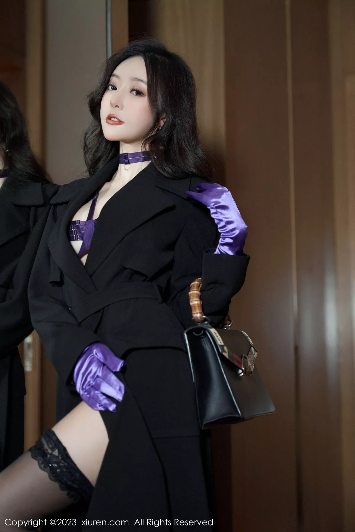 秀人集.com_[XiuRen秀人网]No.6078_女神王馨瑶yanni脱黑色外衣露紫色情趣内衣秀完美身材诱惑写真76P