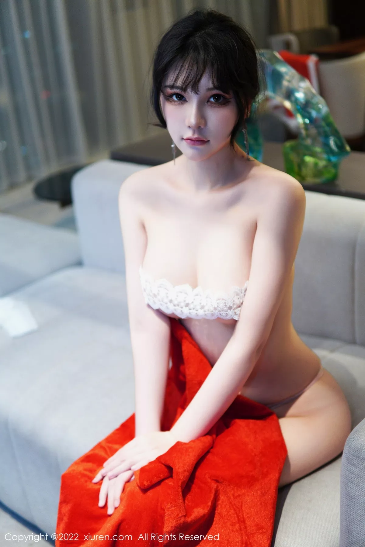 秀人集.com_[XiuRen秀人网]No.6022_新人模特桃桃子性感粉色睡裙配白丝袜秀曼妙身姿迷人诱惑写真72P