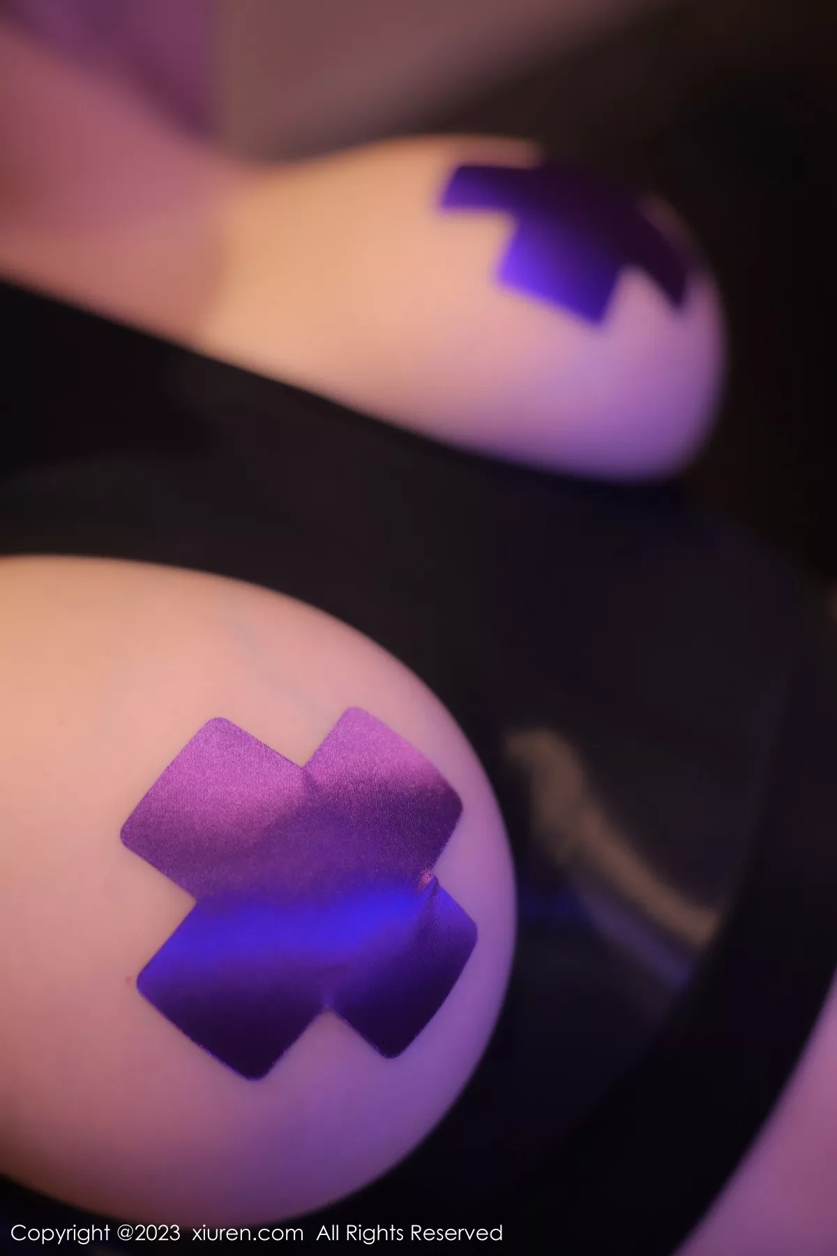 秀人集.com_[XiuRen秀人网]No.6143_模特田冰冰私房脱外衣露性感黑色情趣服饰秀豪乳遮点诱惑写真74P