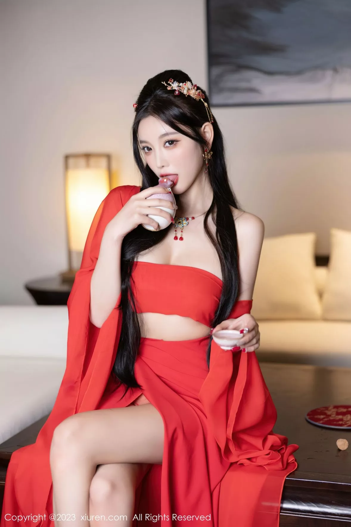 秀人集.com_[XiuRen秀人网]No.6149_女神杨晨晨Yome温泉性感半透红色丝绸秀丰满身材惹火诱惑写真88P