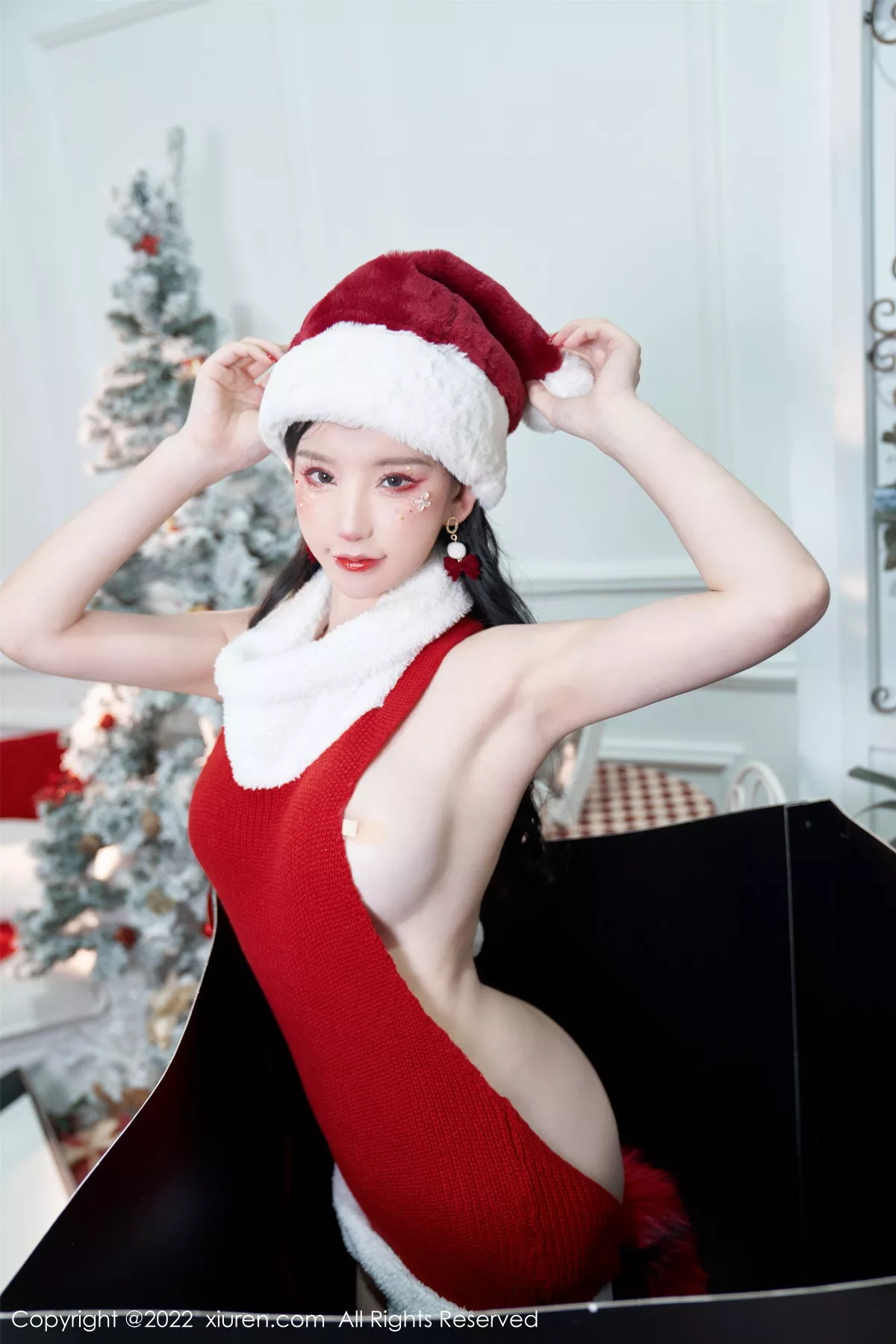 秀人集.com_[XiuRen秀人网]No.6038_女神周于希Sally圣诞礼物主题无内真空毛衣秀豪乳遮点诱惑写真80P