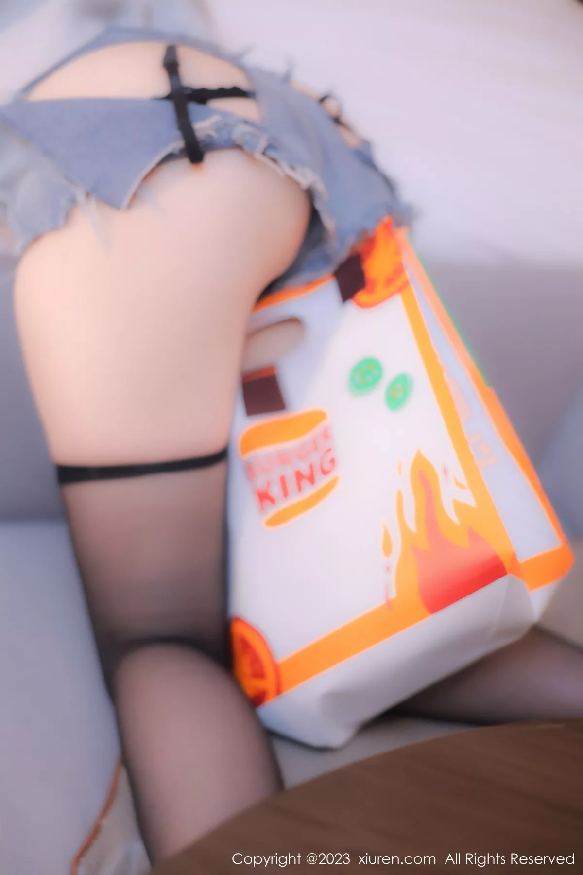 秀人集.com_[XiuRen秀人网]No.6155_模特豆瓣酱角色扮演性感黑色蕾丝内衣配超薄黑丝惹火诱惑写真87P