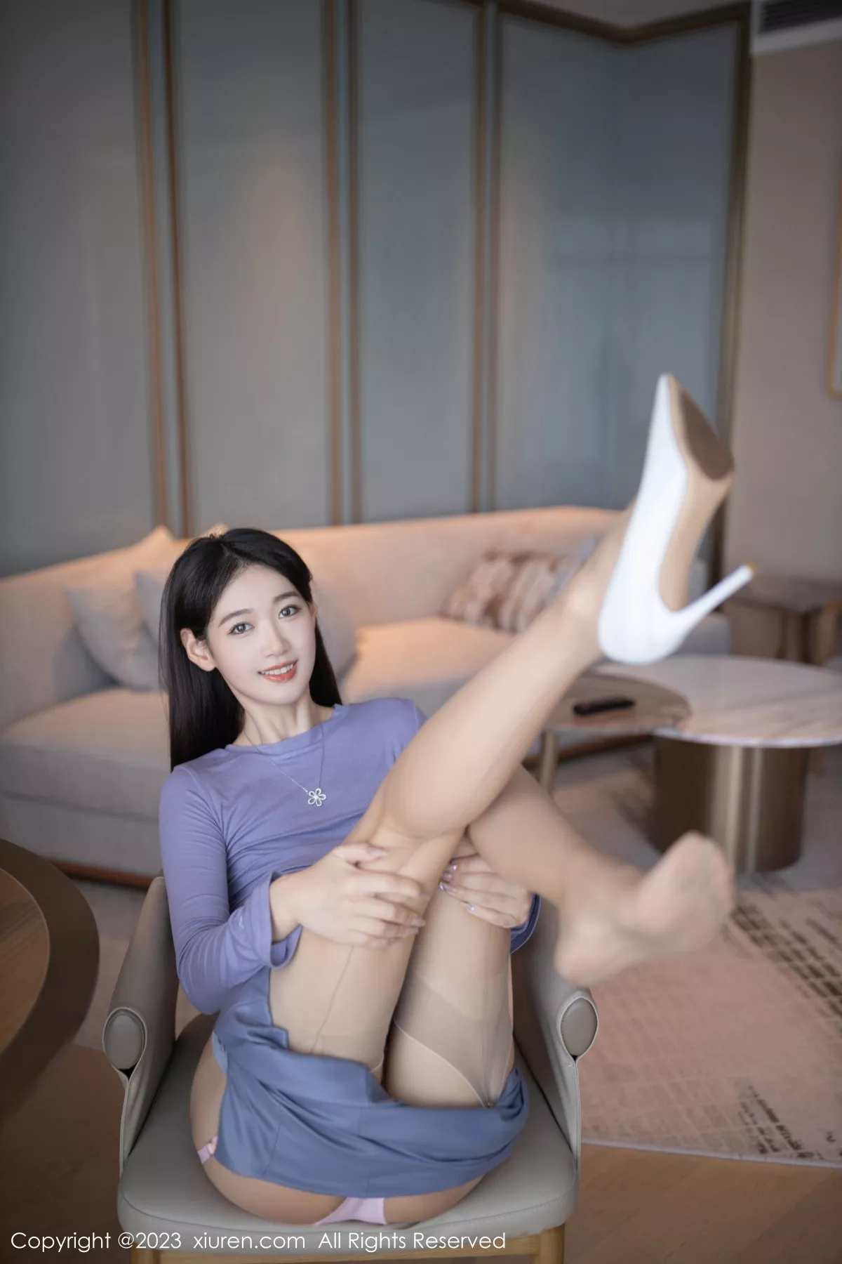 秀人集.com_[XiuRen秀人网]No.6258_模特唐安琪下午茶主题半脱露粉色蕾丝内衣秀曼妙身姿诱惑写真78P