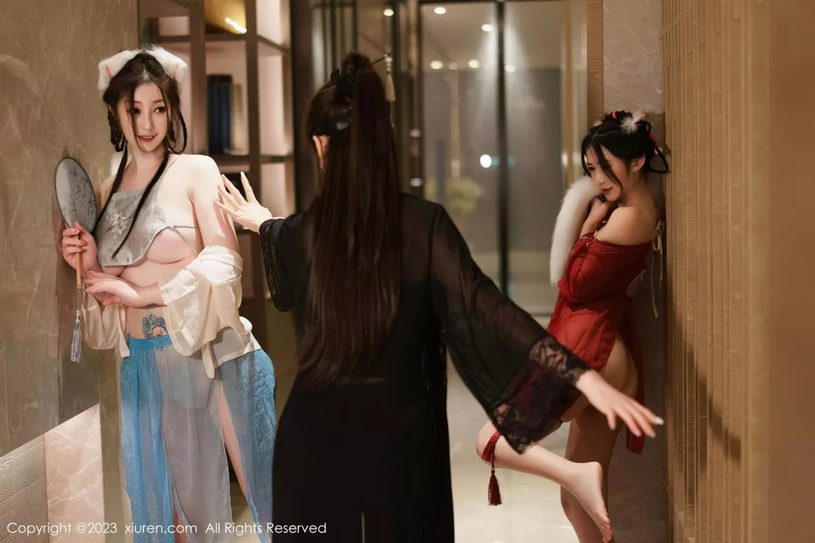 秀人集.com_[XiuRen秀人网]No.6170_模特合集女神妲己＆阿姣＆周妍希私房性感古装服饰完美诱惑写真86P