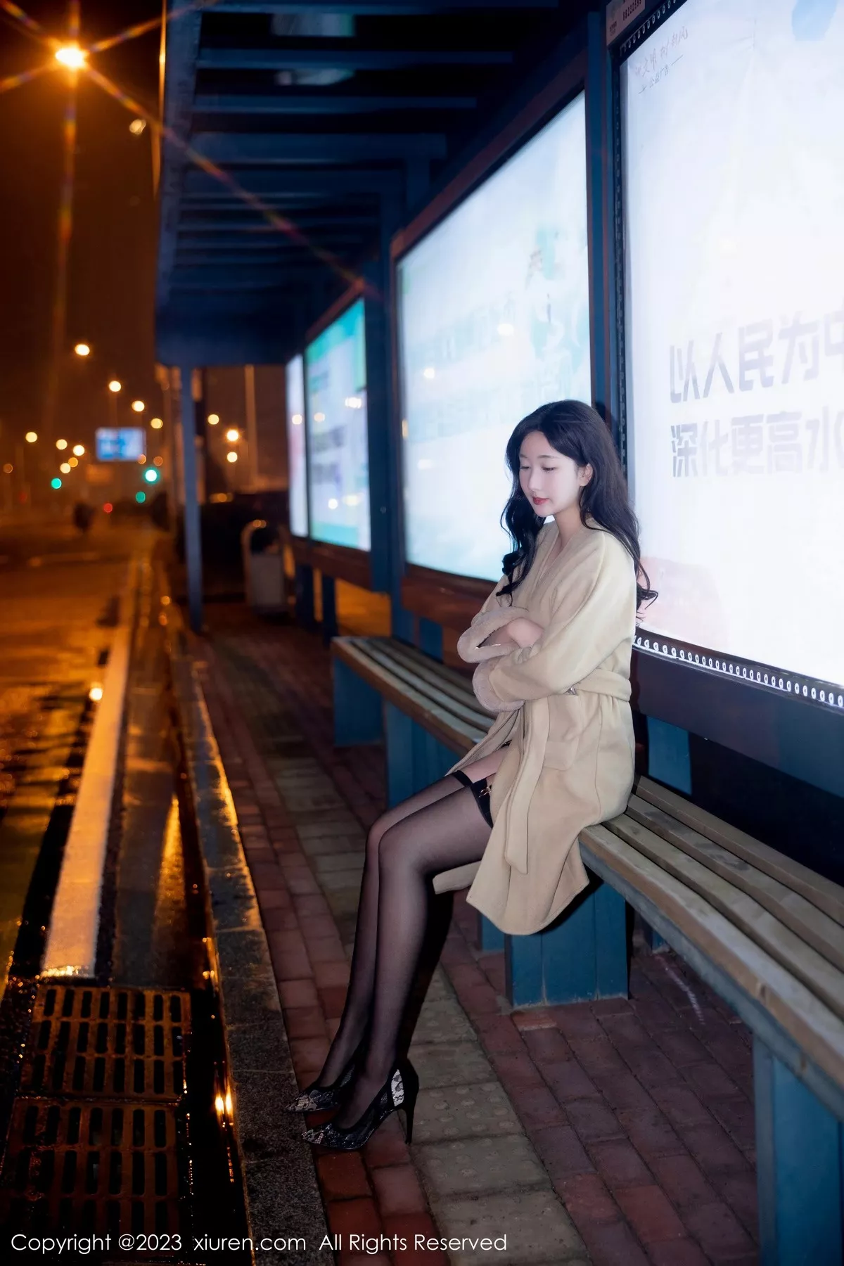 秀人集.com_[XiuRen秀人网]No.6424_模特江真真脱外套露性感蕾丝内衣配黑丝吊袜秀完美身材诱惑写真66P