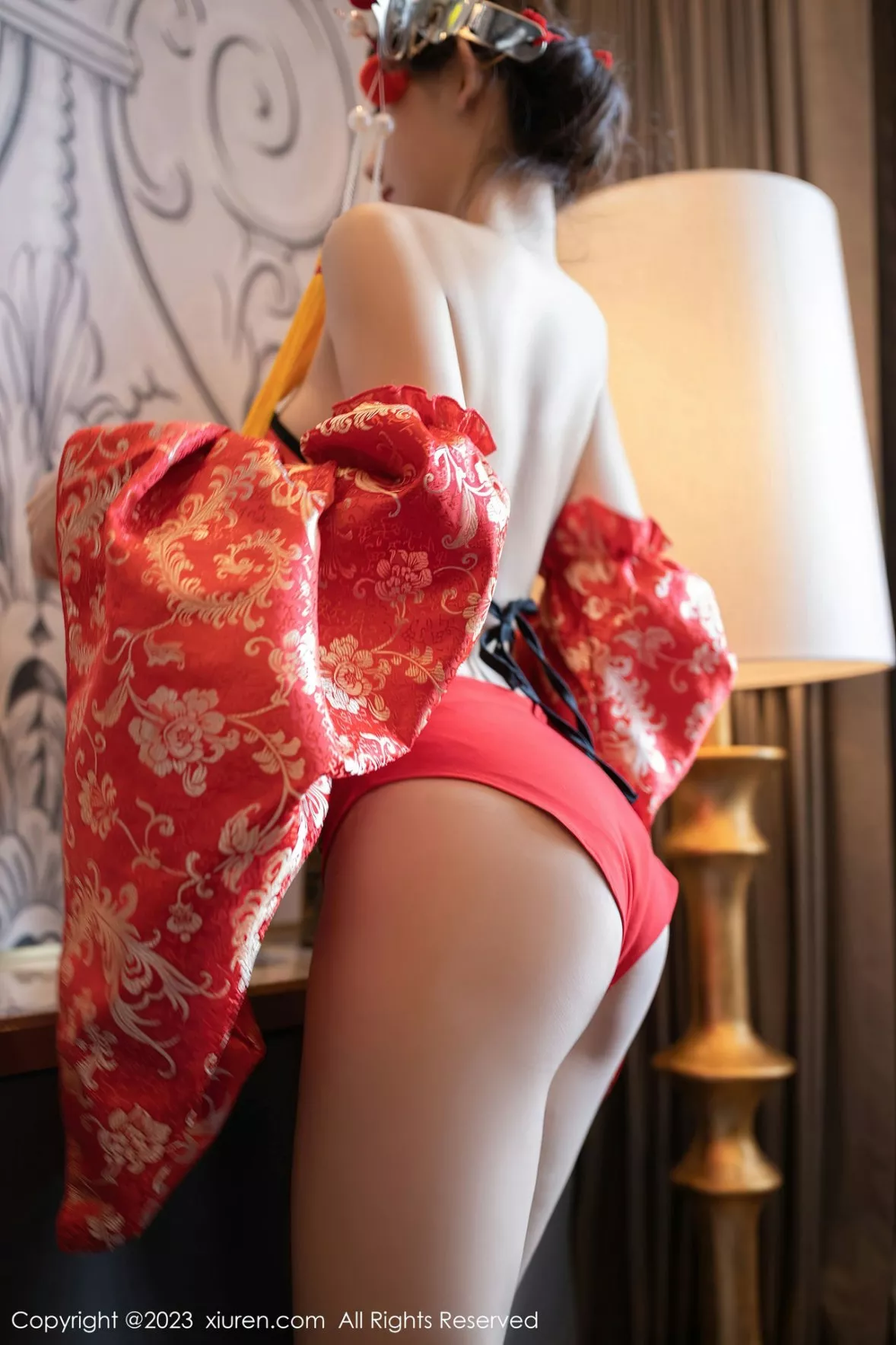 秀人集.com_[XiuRen秀人网]No.6308_模特就是阿朱啊喜庆花嫁主题私房半脱露曼妙绝美身姿诱惑写真81P