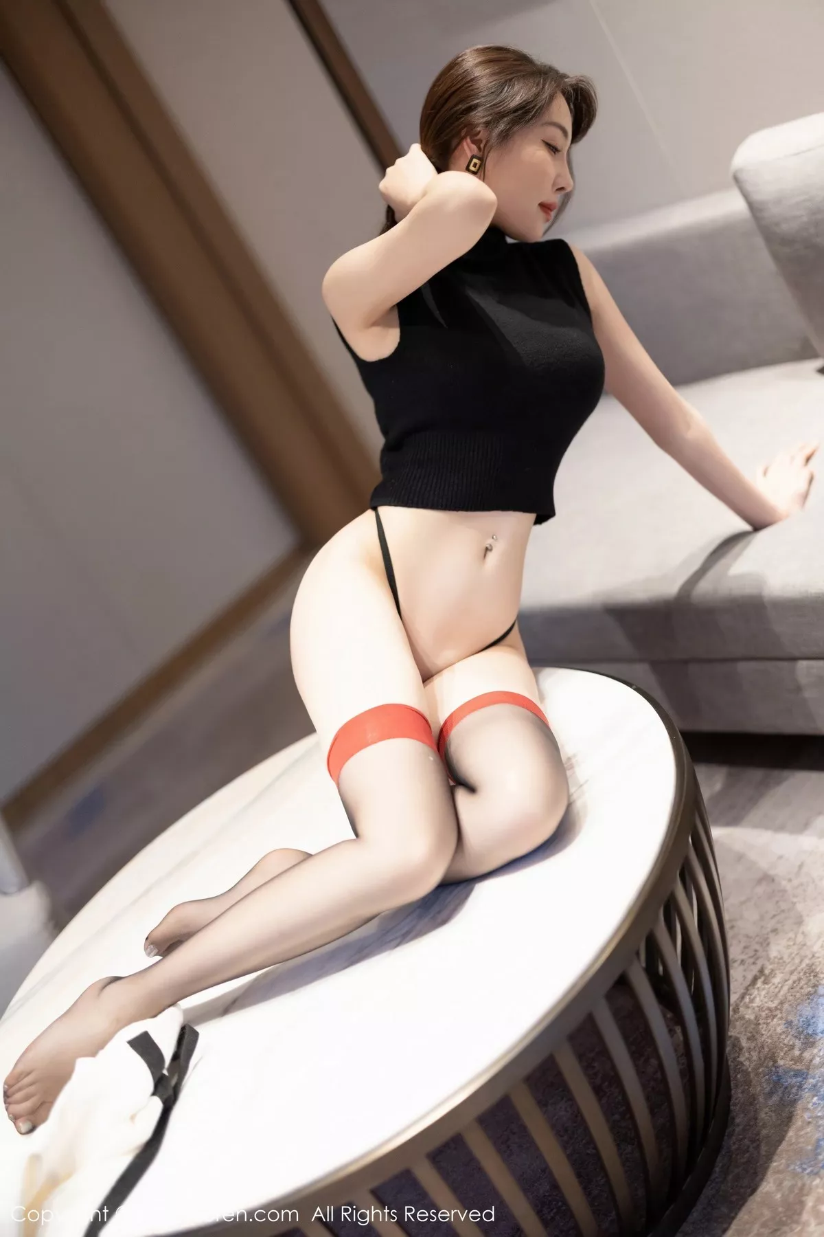 秀人集.com_[XiuRen秀人网]No.6480_女神徐莉芝Booty性感黑色开胸服配超薄黑丝秀曼妙身姿诱惑写真95P