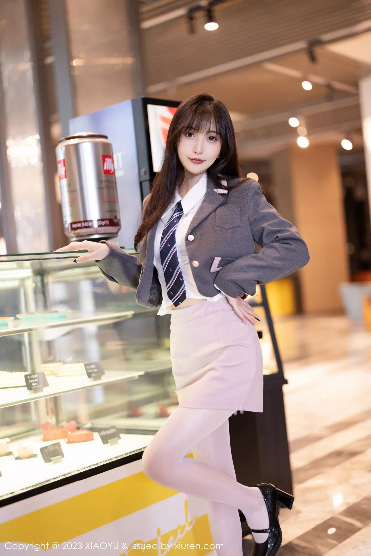 秀人集.com_[XiaoYu画语界]Vol.996_模特林星阑性感粉色情趣护士服配蕾丝吊袜秀惹火身材诱惑写真87P