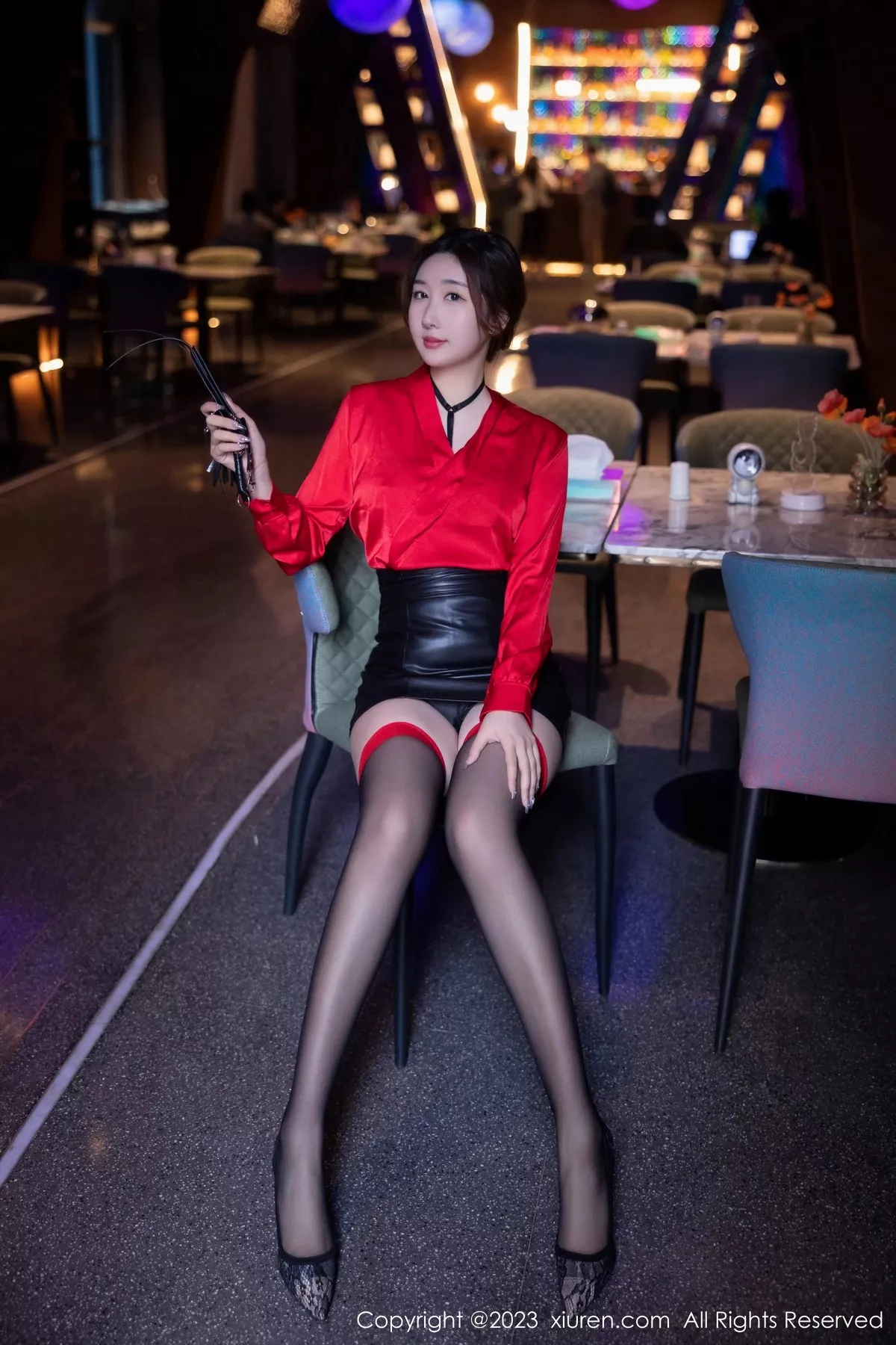 秀人集.com_[XiuRen秀人网]No.6529_模特江真真红色上衣配黑色短裙露花式内衣秀丰满身材诱惑写真88P