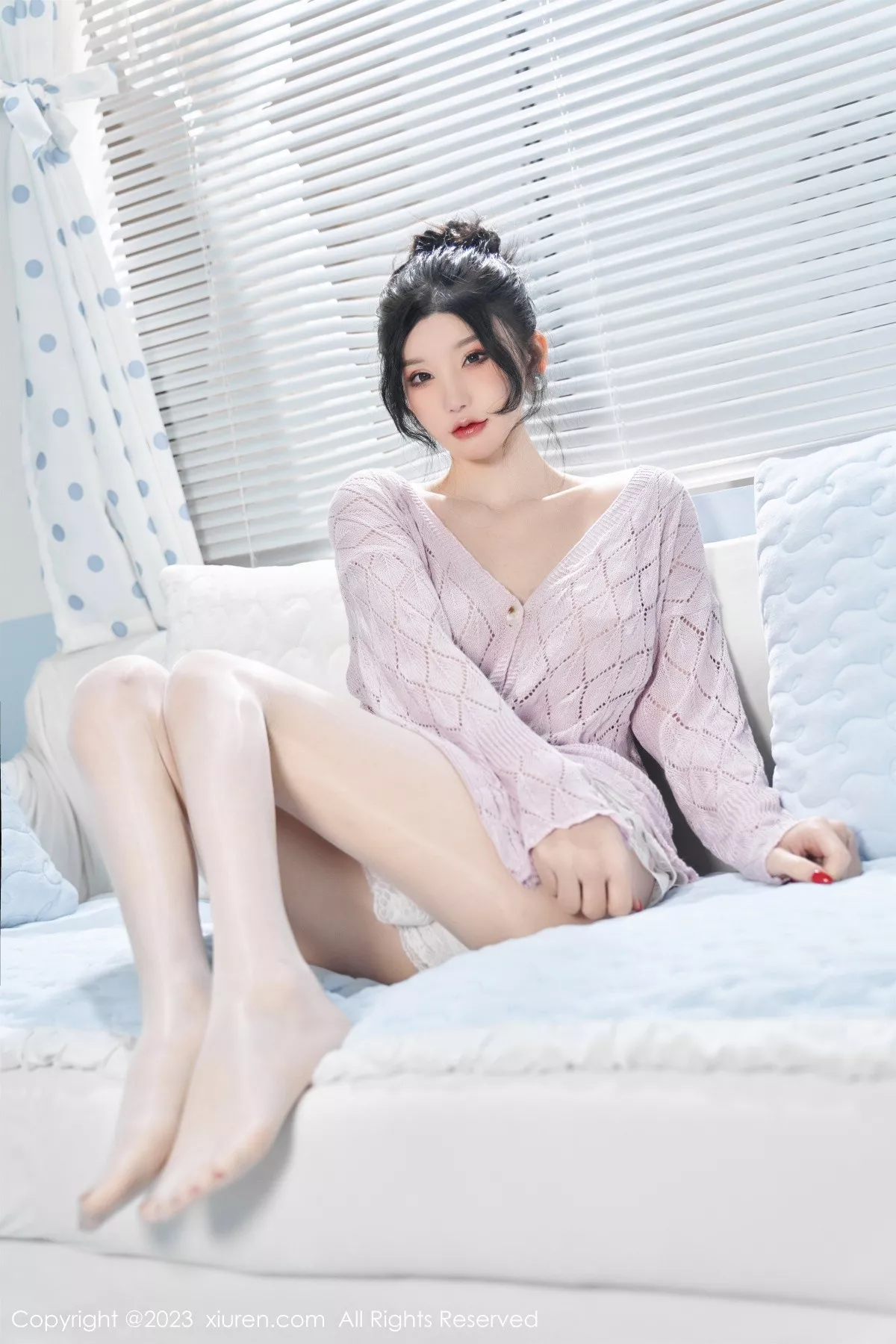 秀人集.com_[XiuRen秀人网]No.6580_女神周于希Sally性感粉色服饰配超薄肉丝半脱露豪乳遮点诱惑写真80P