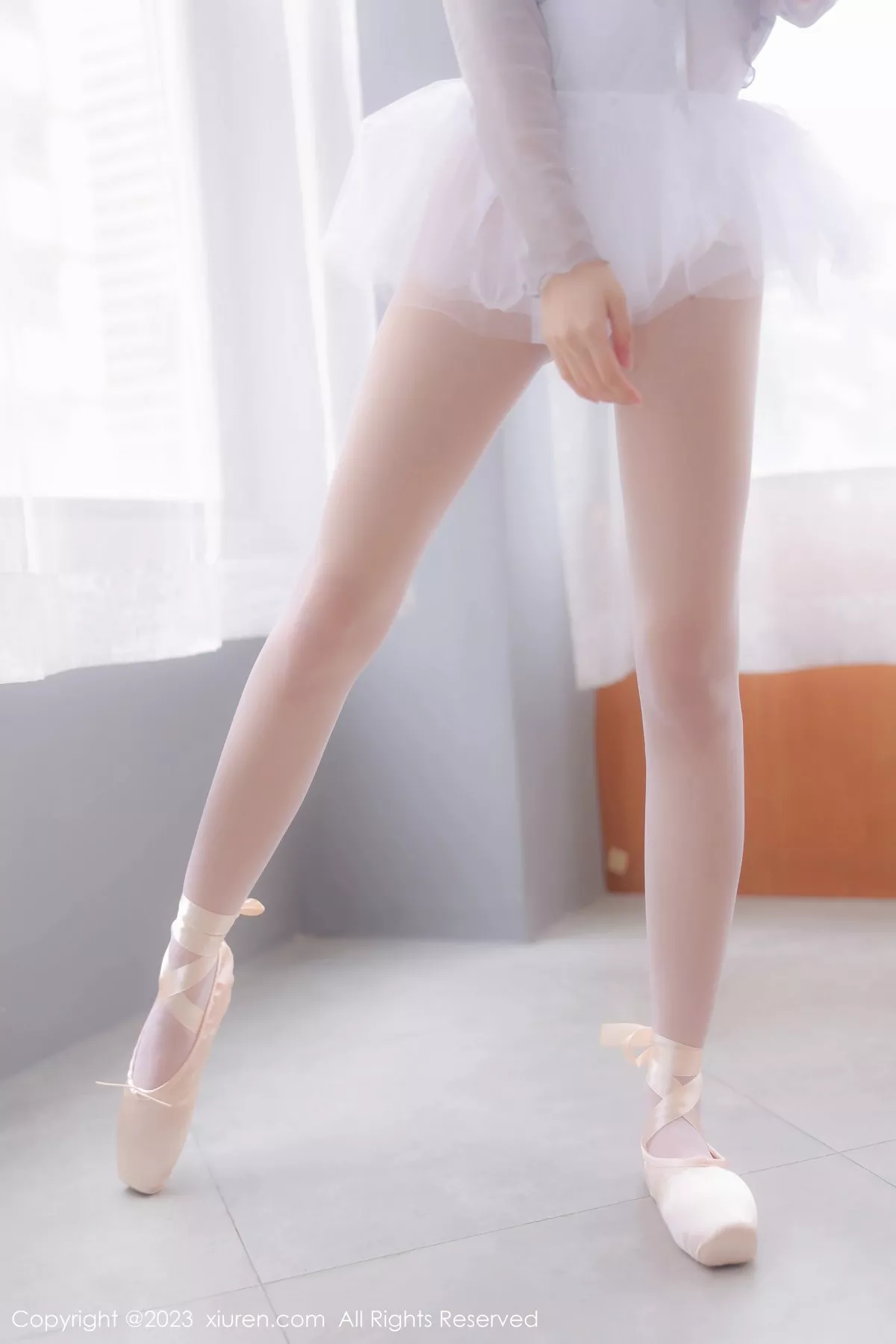 秀人集.com_[XiuRen秀人网]No.6592_模特谢小蒽性感淡灰色芭蕾舞裙配白色丝袜秀曼妙身姿诱惑写真91P