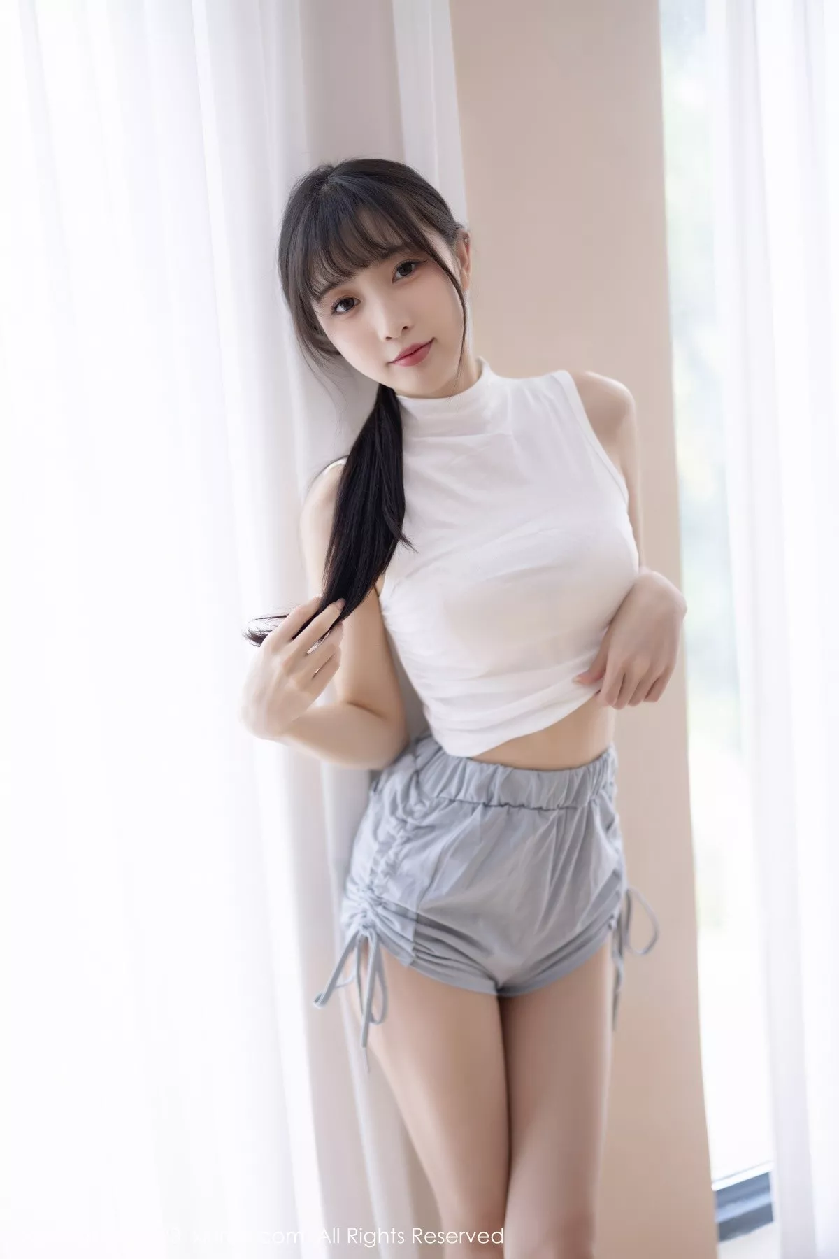 秀人集.com_[XiuRen秀人网]No.6455_模特林星阑蓝灰色连衣短裙露米色蕾丝内衣秀曼妙身姿诱惑写真83P