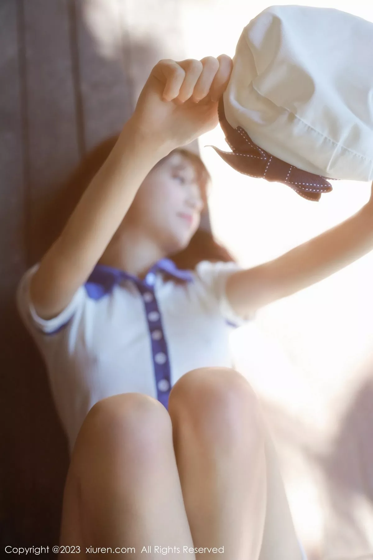 秀人集.com_[XiuRen秀人网]No.6686_模特佘贝拉bella泳池性感白色海军服半脱秀完美身材诱惑写真67P