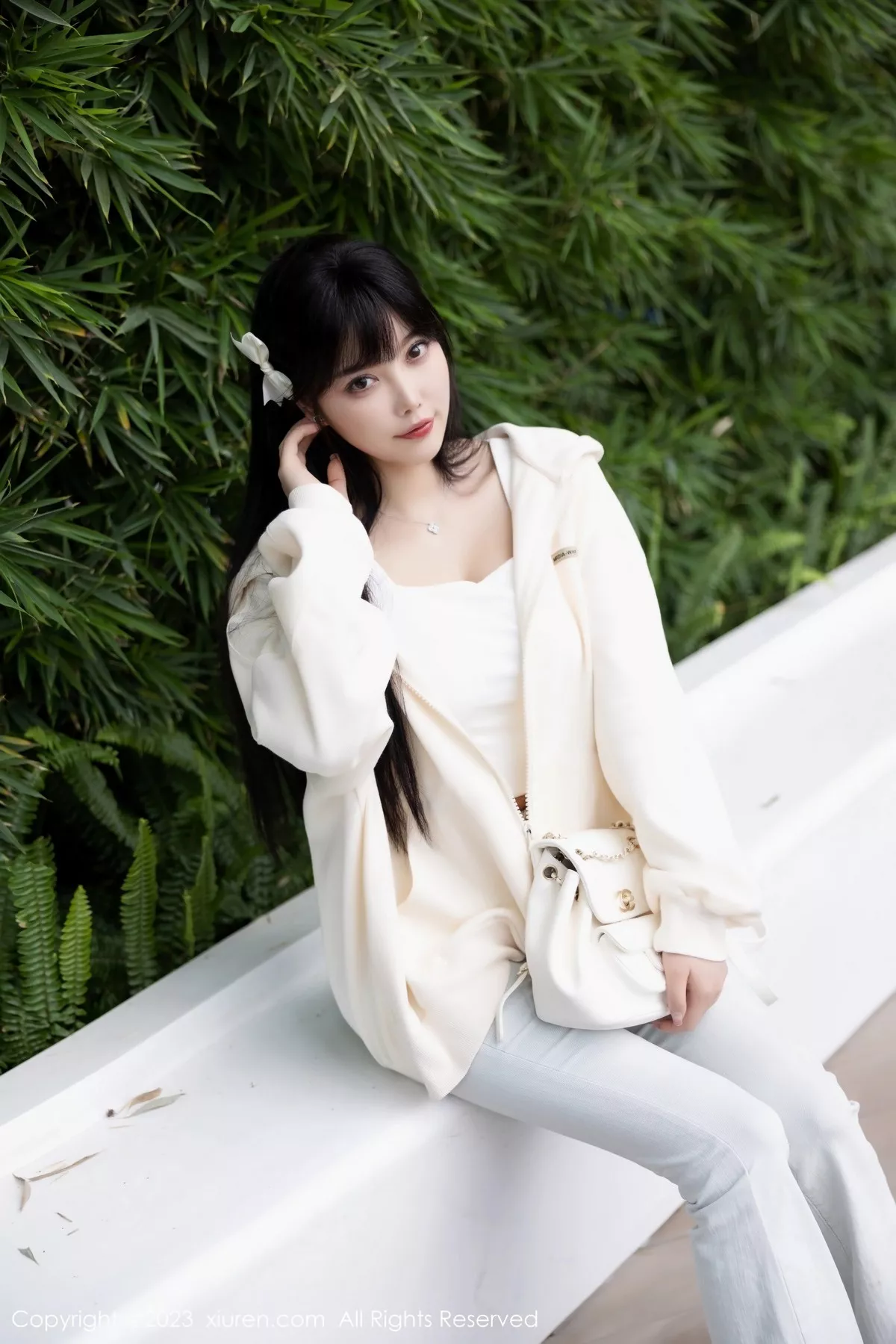 秀人集.com_[XiuRen秀人网]No.6707_女神杨晨晨Yome私房性感浅色内衣配超薄无内肉丝完美诱惑写真90P