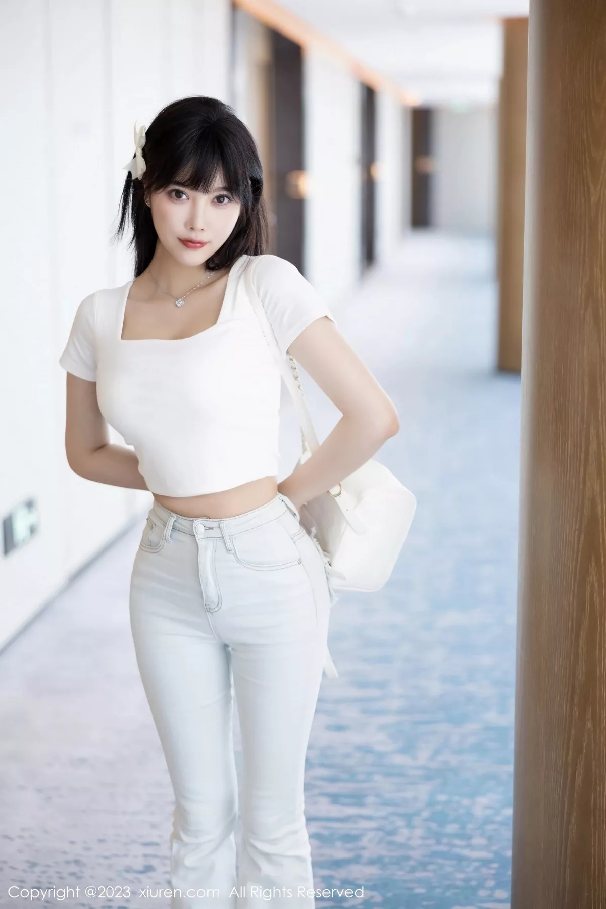 秀人集.com_[XiuRen秀人网]No.6707_女神杨晨晨Yome私房性感浅色内衣配超薄无内肉丝完美诱惑写真90P