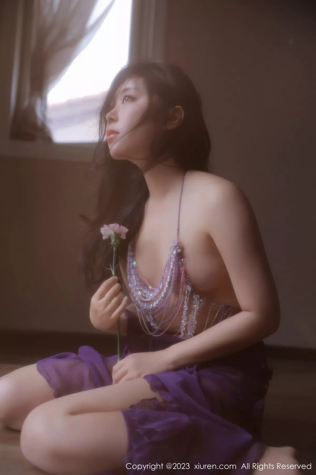 秀人集.com_[XiuRen秀人网]No.6601_模特露露luncy性感紫色轻透情趣服饰秀惹火身材撩人诱惑写真80P