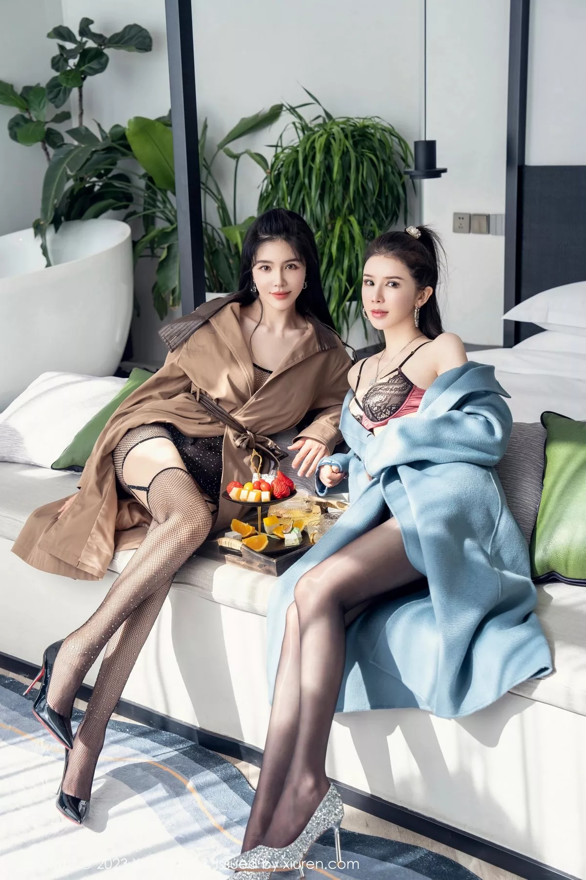 秀人集.com_[XINGYAN星颜社]VOL.192_女神刘钰儿＆李丽莎合集性感轻透黑色情趣服秀惹火身材诱惑写真80P