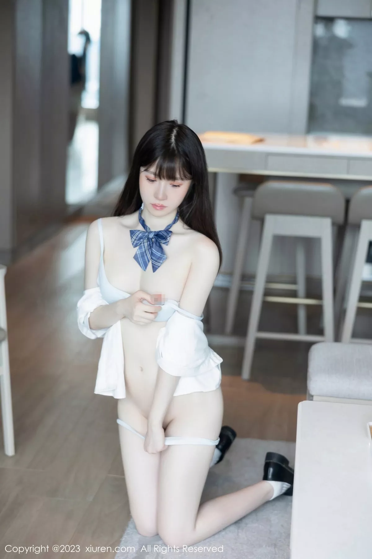 秀人集.com_[XiuRen秀人网]No.6993_模特林悠悠白色上衣配格子短裙露浅色内衣秀曼妙身姿诱惑写真103P