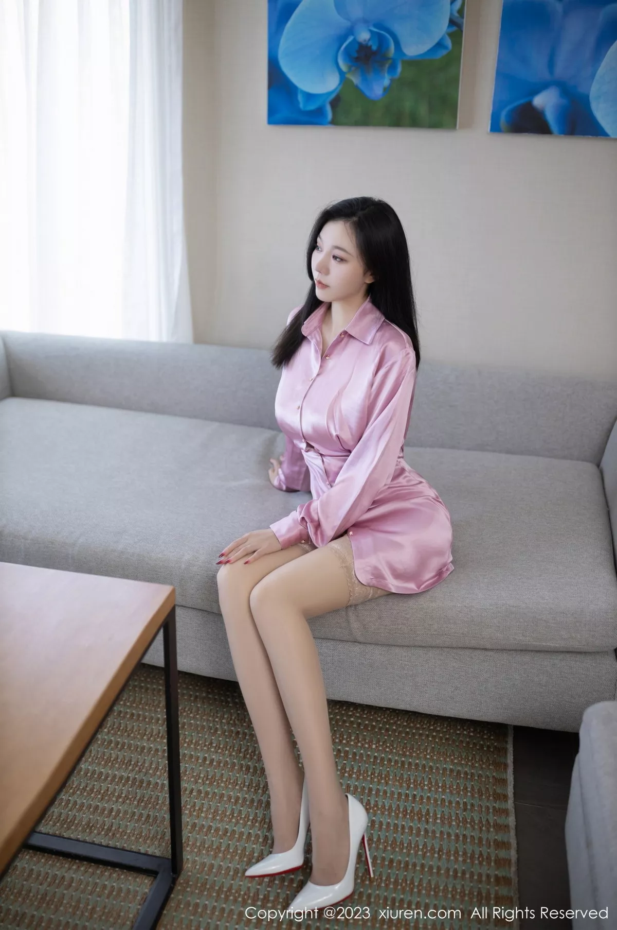 秀人集.com_[XiuRen秀人网]No.7063_模特安然anran粉色上衣露性感白色轻透内衣秀曼妙身姿诱惑写真81P