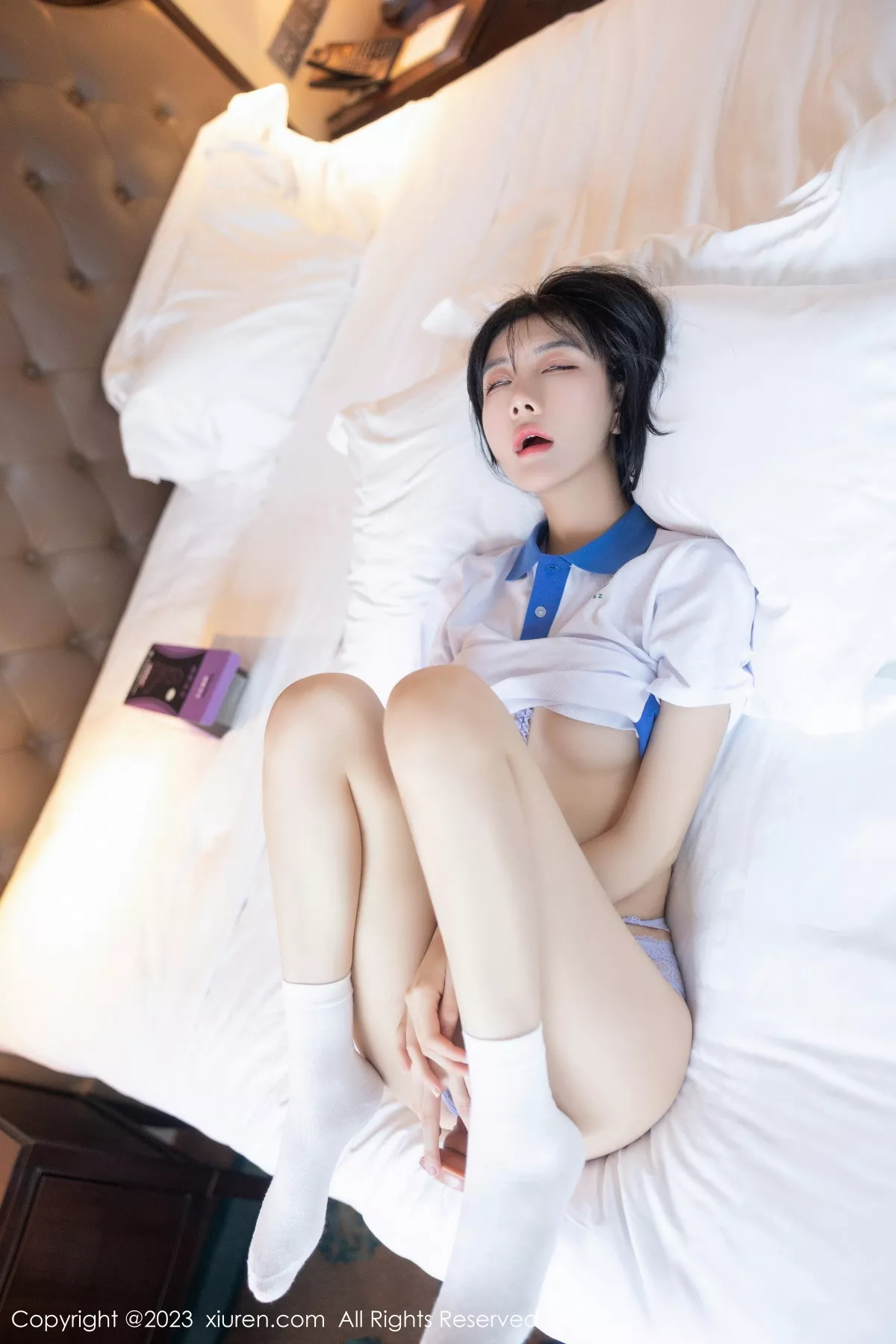 秀人集.com_[XiuRen秀人网]No.7085_模特幼幼性感学妹装扮半脱露蕾丝内衣秀完美身材迷人诱惑写真102P