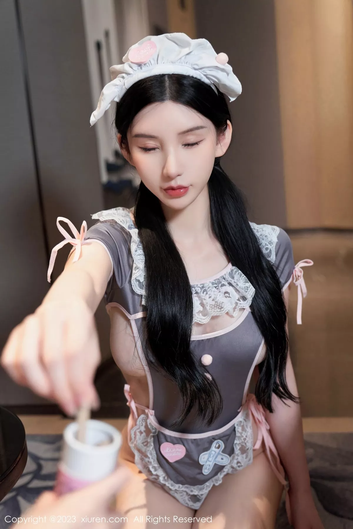 秀人集.com_[XiuRen秀人网]No.6963_女神周于希Sally脱白色长裙粽叶裹身秀惹火身材撩人诱惑写真108P