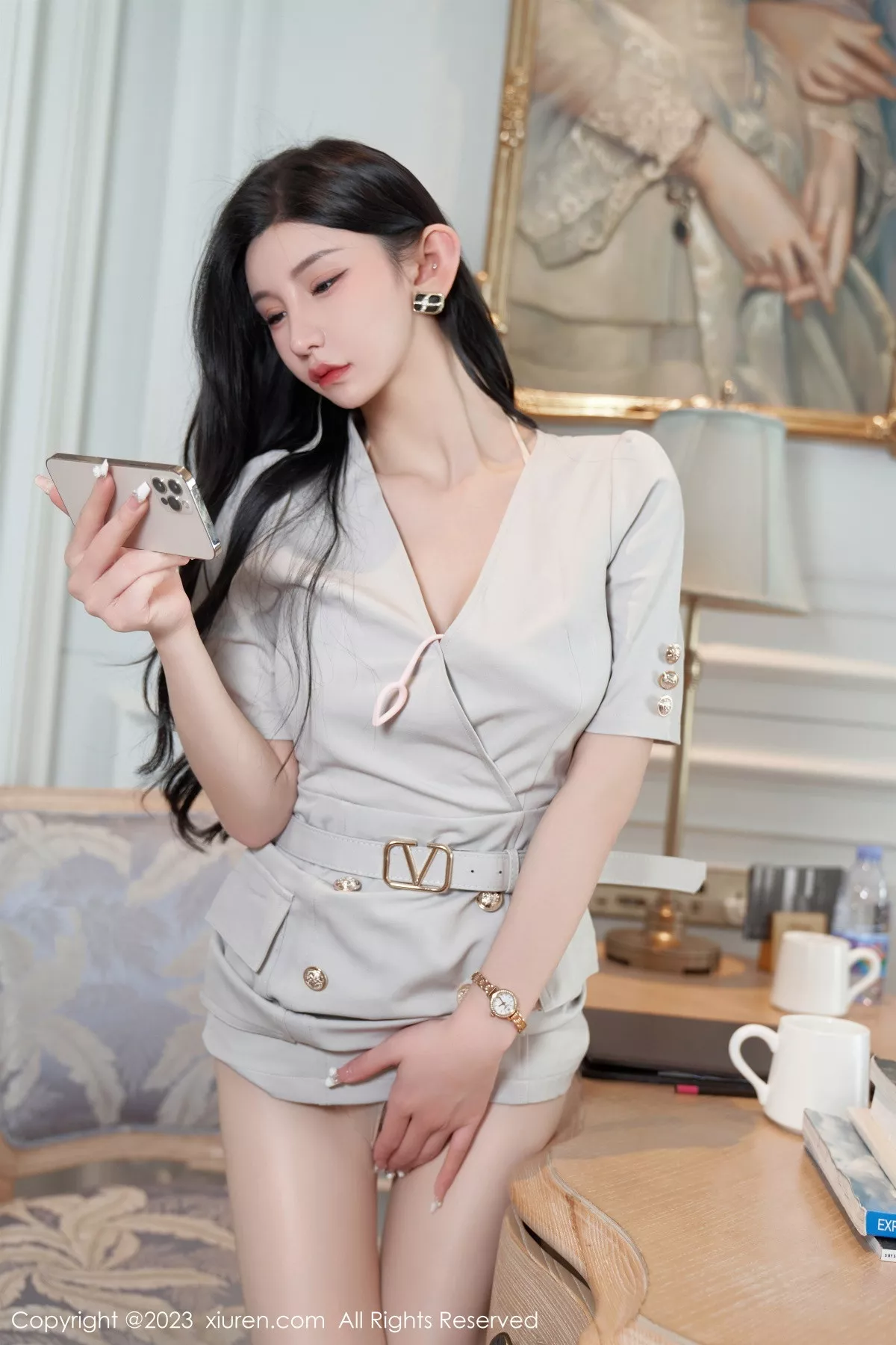 秀人集.com_[XiuRen秀人网]No.7157_女神周于希Sally办公室剧情肉色薄透连体衣秀火辣身材诱惑写真100P