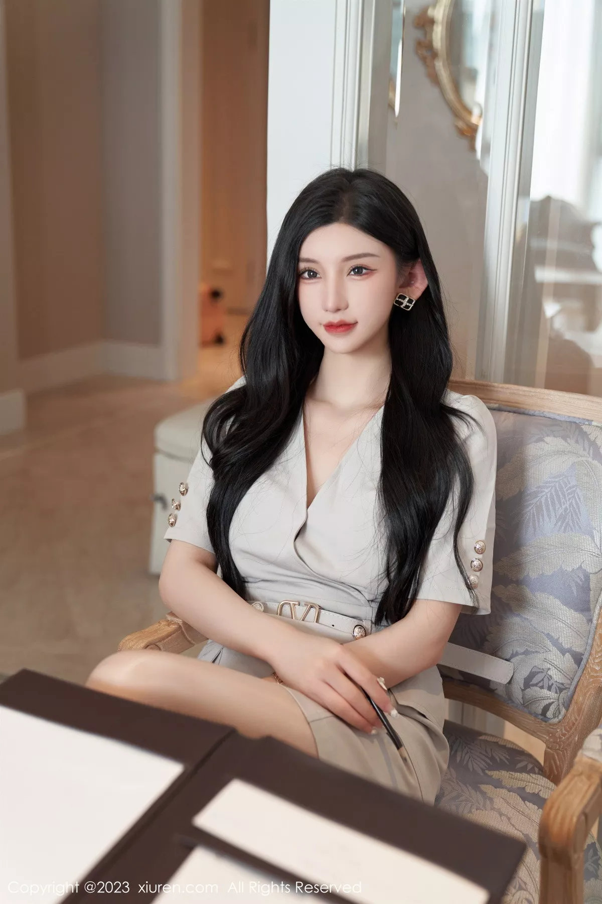 秀人集.com_[XiuRen秀人网]No.7157_女神周于希Sally办公室剧情肉色薄透连体衣秀火辣身材诱惑写真100P