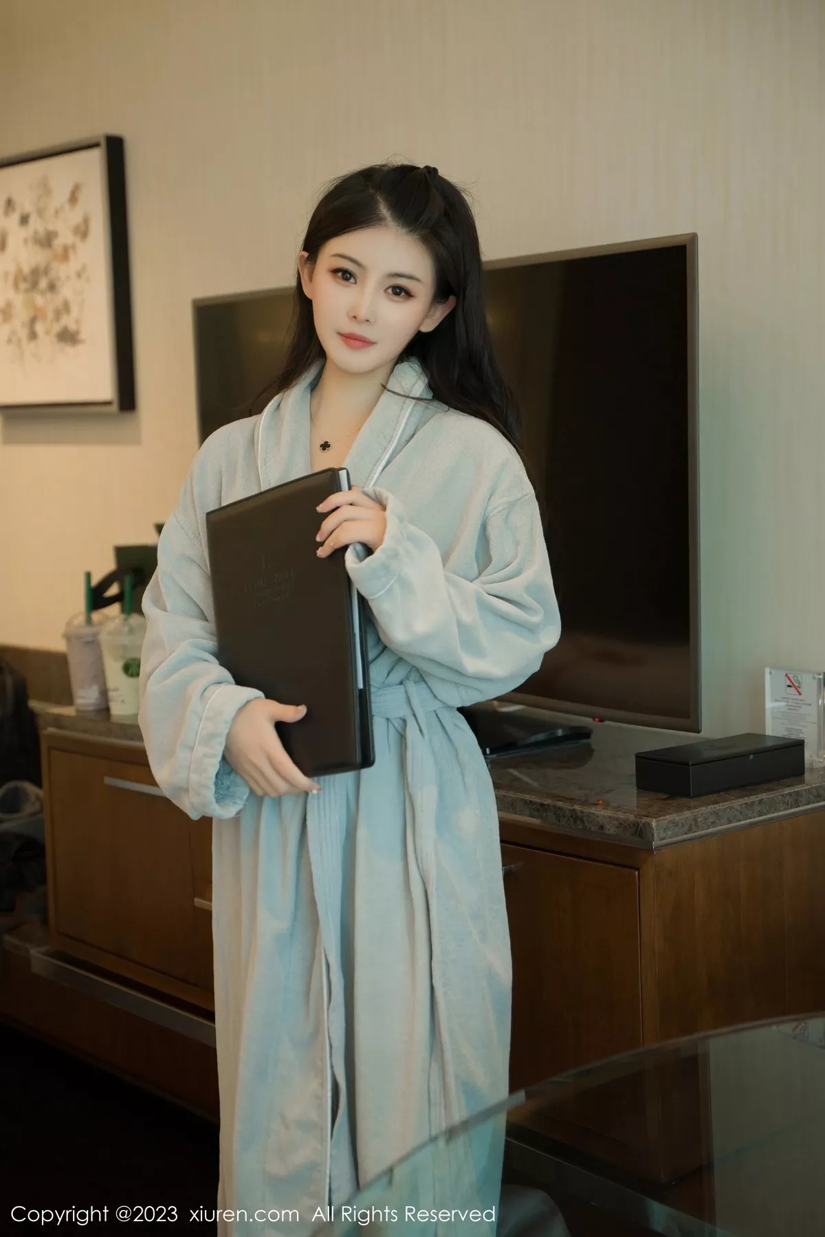 秀人集.com_[XiuRen秀人网]No.7107_模特柒喜小baby脱浴袍露黑色蕾丝情趣服饰秀惹火身材诱惑写真56P