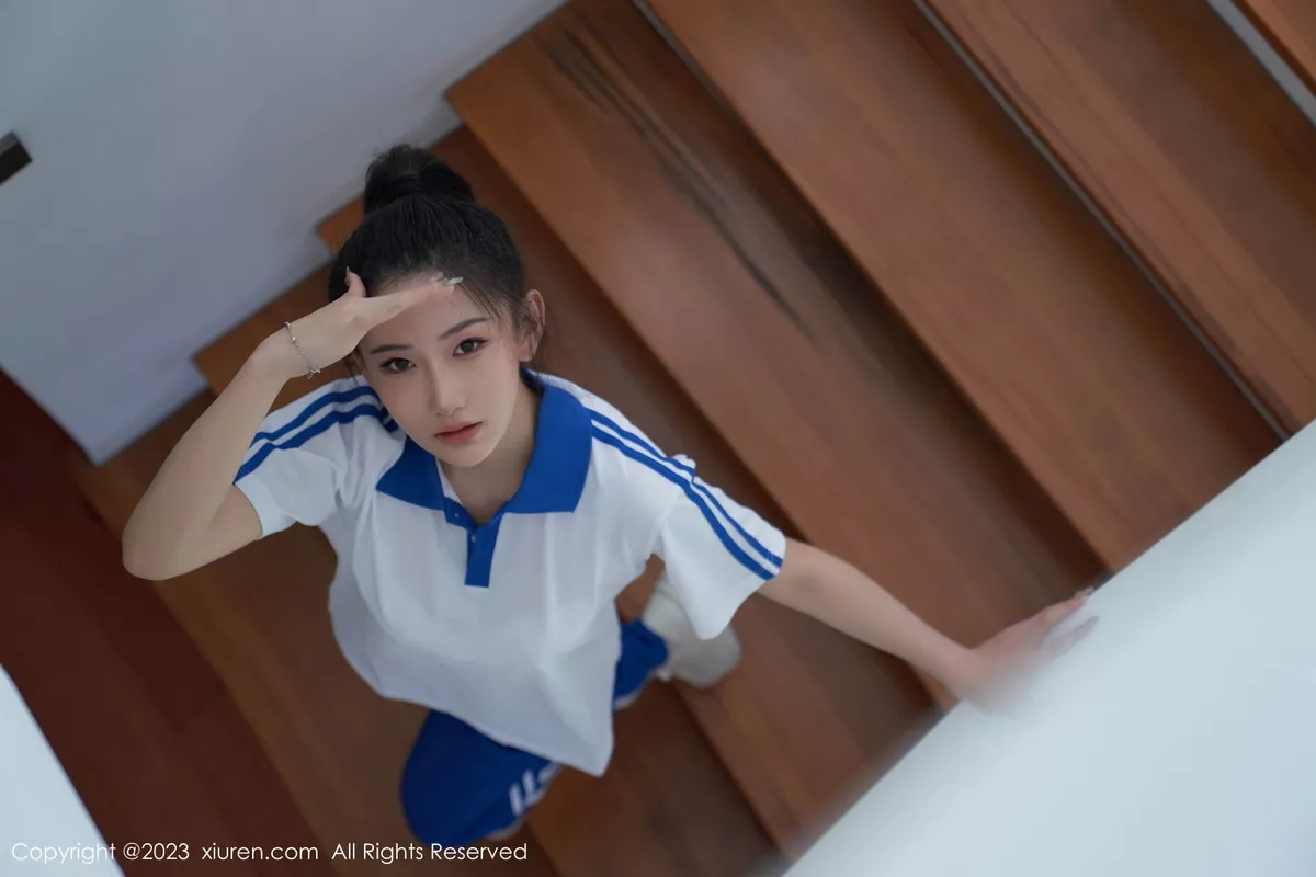 秀人集.com_[XiuRen秀人网]No.7110_模特沈青黛脱性感学生制服露白色蕾丝内衣秀完美身材诱惑写真107P