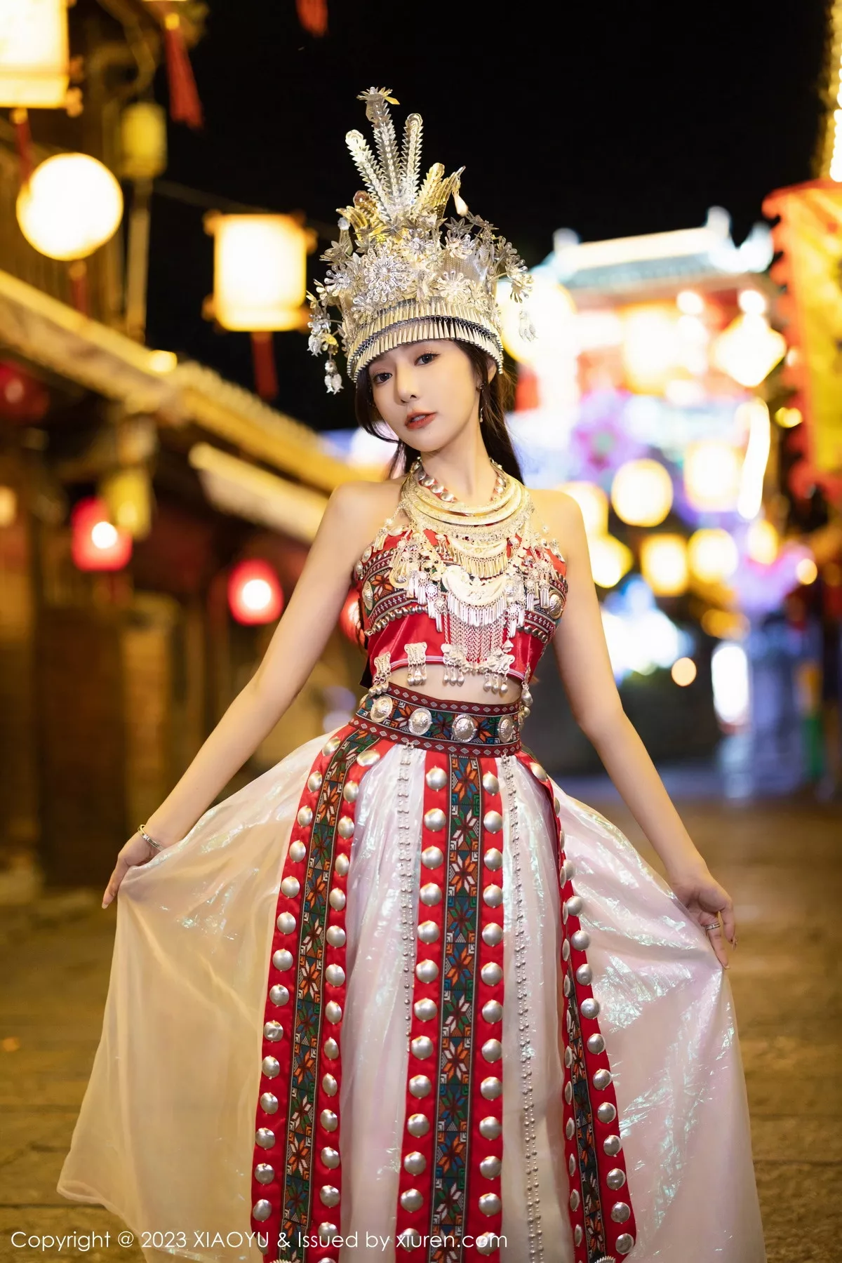 秀人集.com_[XiaoYu画语界]Vol.1091_女神王馨瑶yanni性感黑色薄纱服配开档黑丝秀曼妙身姿诱惑写真82P