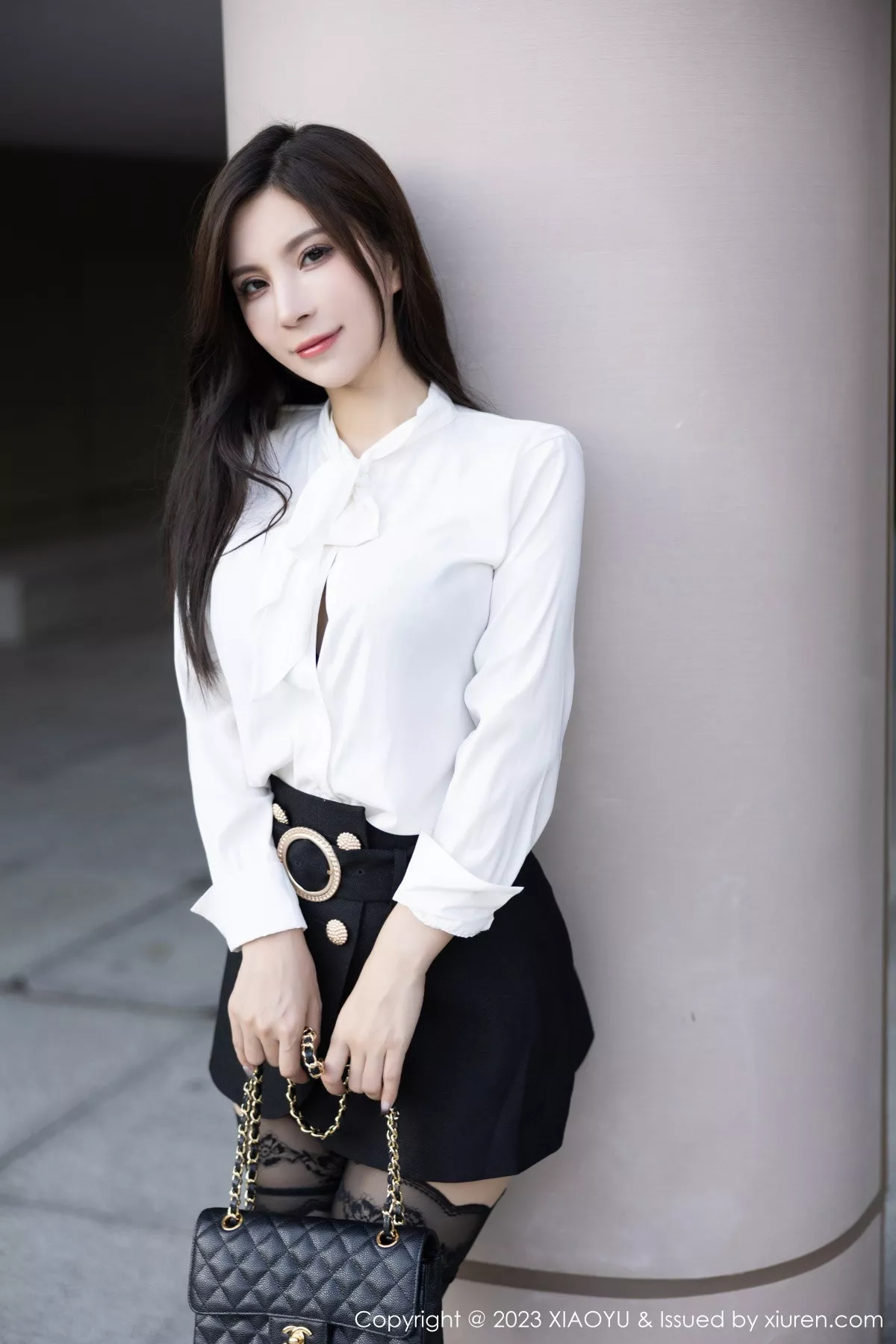 秀人集.com_[XiaoYu画语界]Vol.1092_模特小蛮妖Yummy性感黑色薄纱连体衣秀完美身材迷人诱惑写真82P