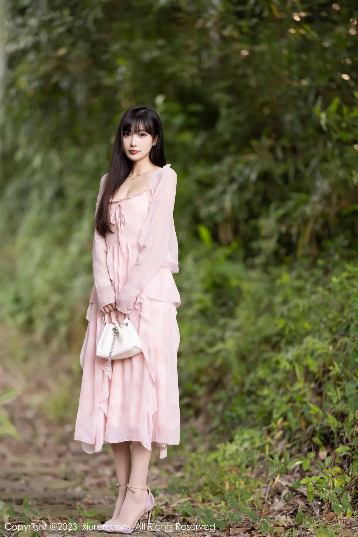 秀人集.com_[XiuRen秀人网]No.7263_模特林星阑性感粉色连衣长裙露粉色内衣配粉丝袜完美诱惑写真83P