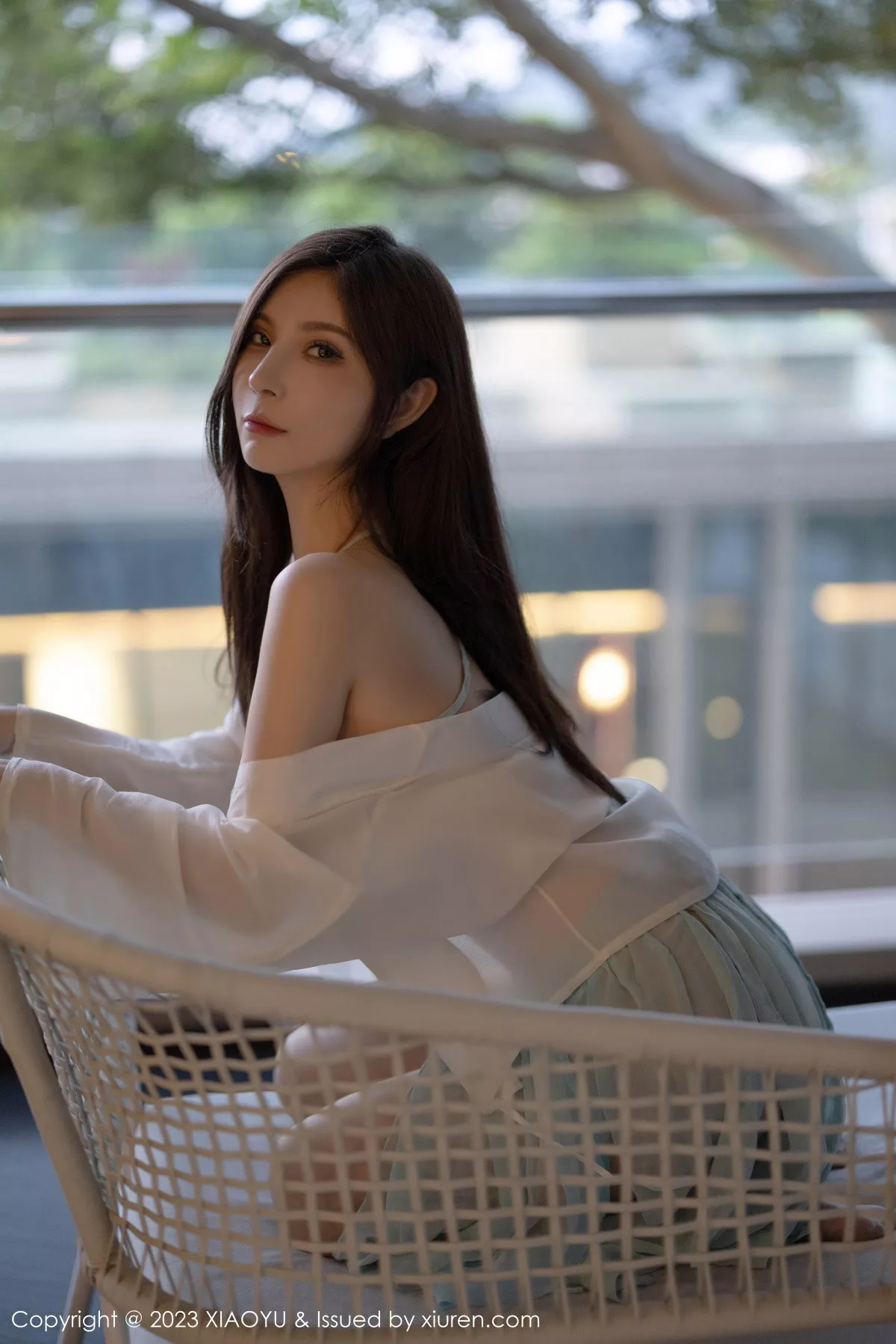 秀人集.com_[XiaoYu画语界]Vol.1106_模特小蛮妖Yummy性感白色古装轻透服饰秀完美身材诱惑写真84P