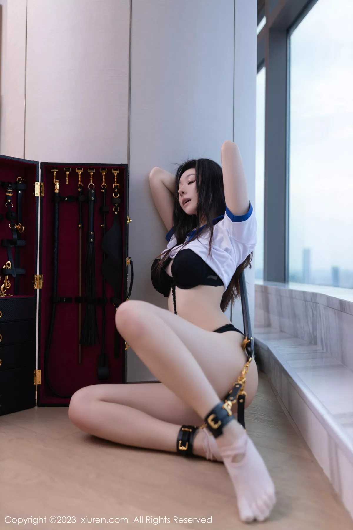 秀人集.com_[XiuRen秀人网]No.7396_模特是小逗逗性感运动套装露黑色蕾丝内衣秀曼妙身姿诱惑写真76P