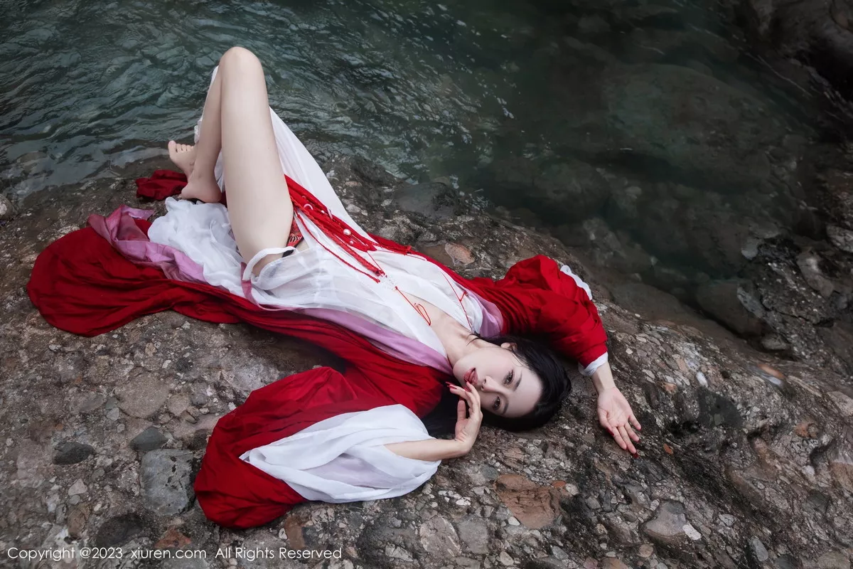 秀人集.com_[XiuRen秀人网]No.7295_模特严利娅Yuliya妲己扮演性感红色薄透古装服饰秀美臀诱惑写真89P