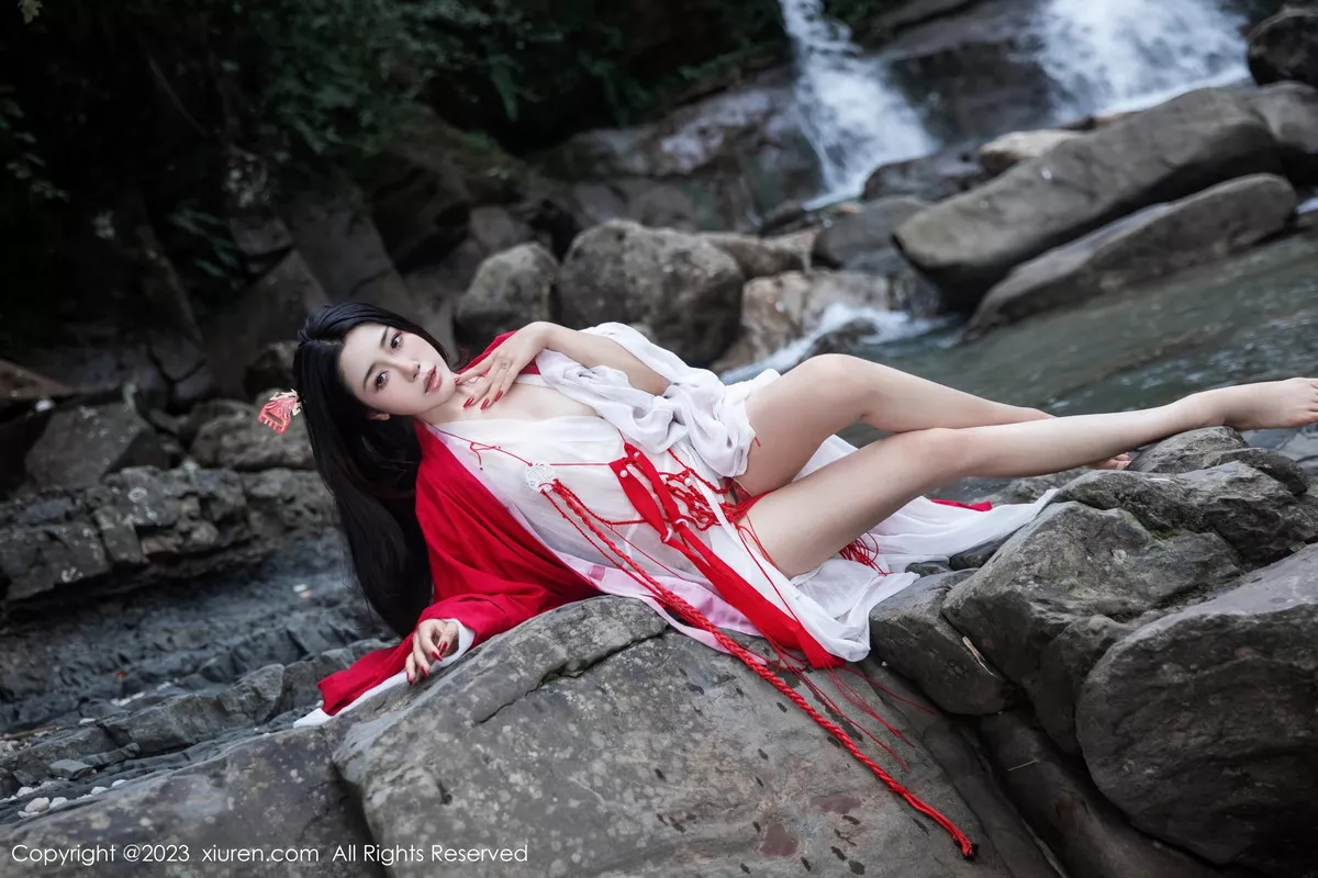 秀人集.com_[XiuRen秀人网]No.7295_模特严利娅Yuliya妲己扮演性感红色薄透古装服饰秀美臀诱惑写真89P