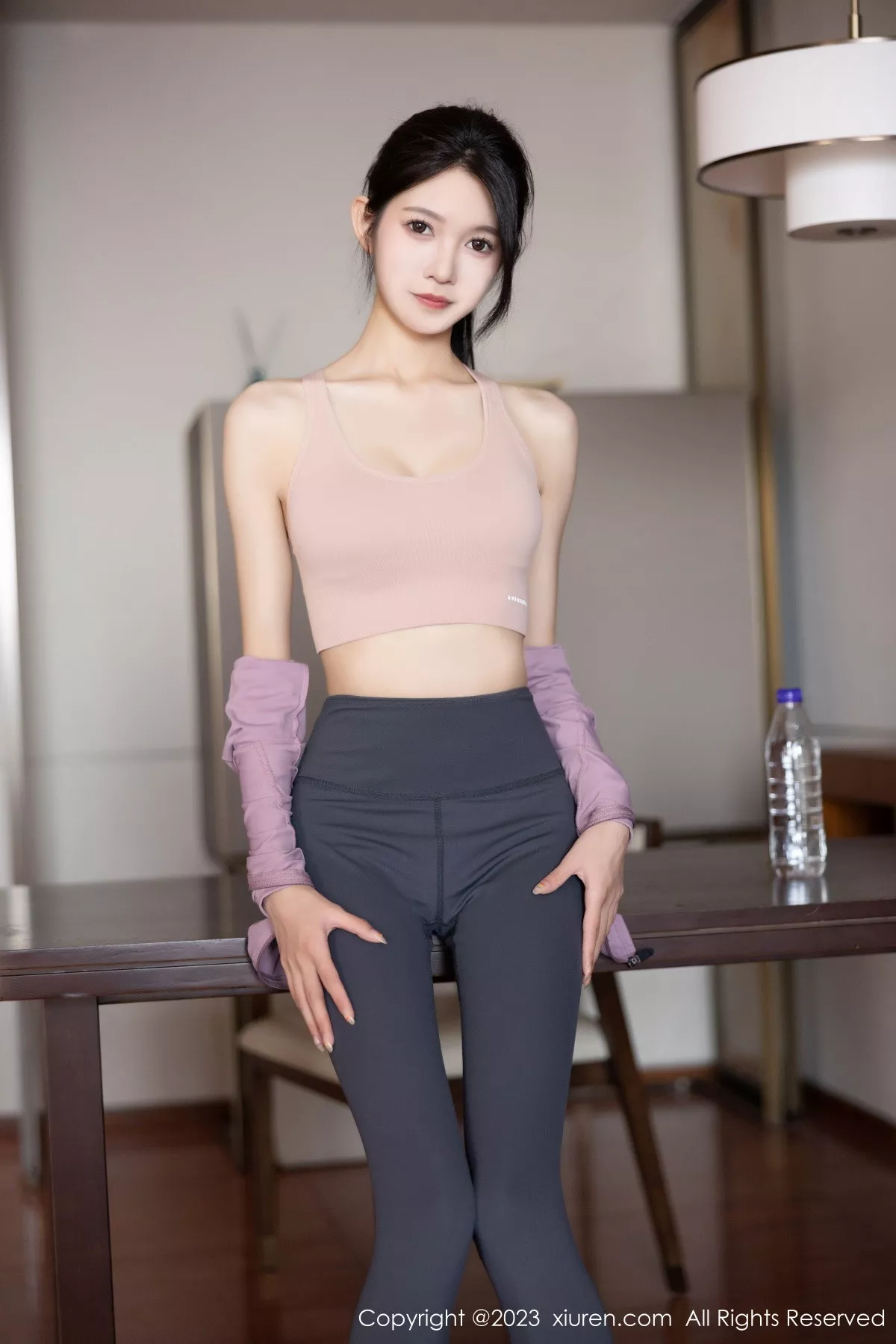 秀人集.com_[XiuRen秀人网]No.7438_模特程程程健身房紫灰色上衣配灰色运动裤秀曼妙身姿诱惑写真84P