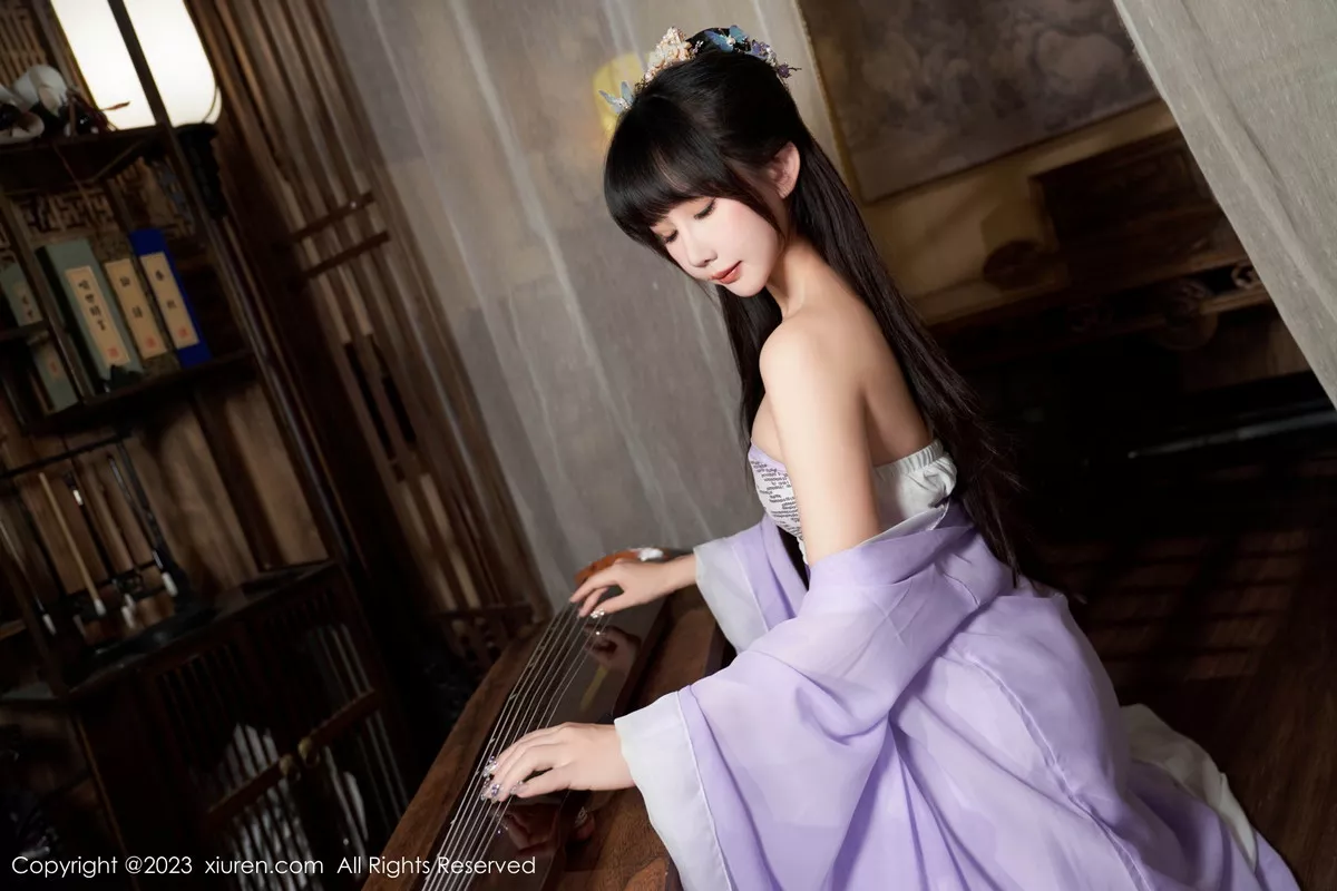 秀人集.com_[XiuRen秀人网]No.7442_模特波巧酱性感紫色薄纱情趣服配超薄肉丝秀完美身材诱惑写真85P