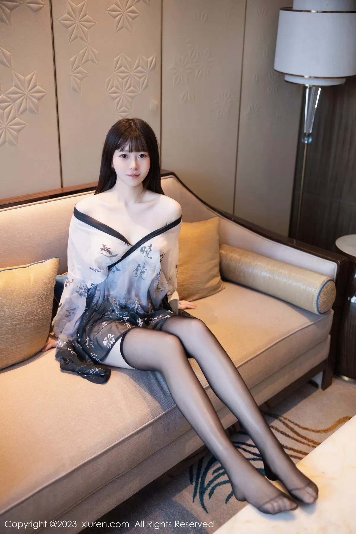 秀人集.com_[XiuRen秀人网]No.7459_模特林悠悠性感黑白薄纱古装服饰配黑丝袜秀曼妙身姿诱惑写真84P