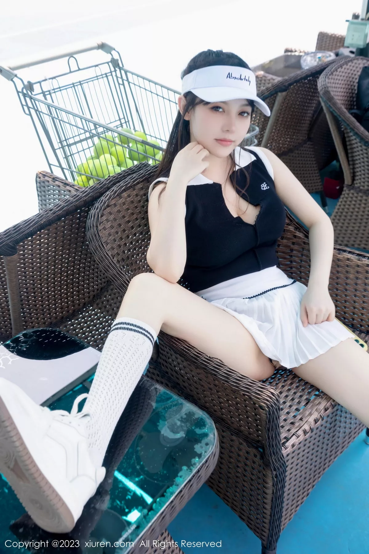 秀人集.com_[XiuRen秀人网]No.7467_模特豆瓣酱性感白色短裙网球运动服饰秀翘臀美腿撩人诱惑写真80P